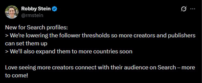 Google-Search-product-VP-on-search-profiles-requirements