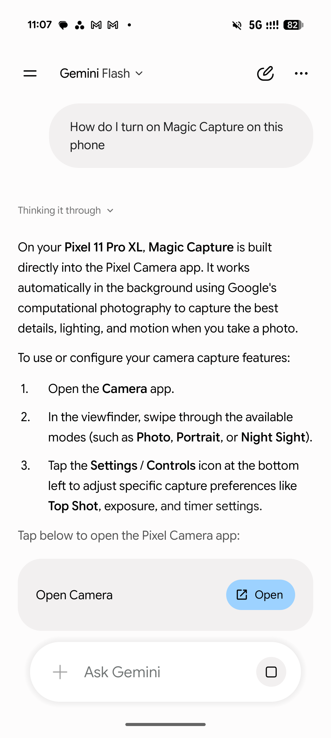 How to turn on Magic Capture