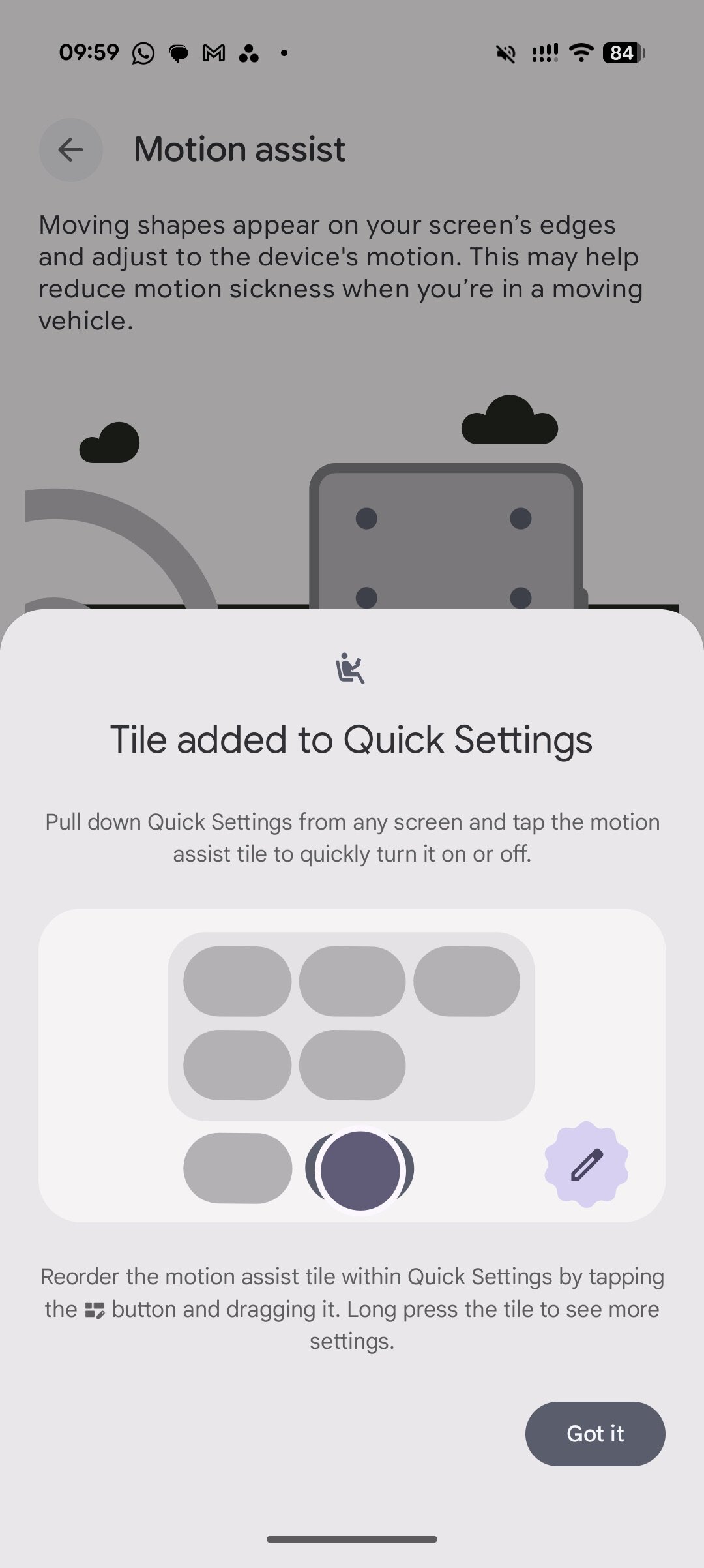 Motion Assist Pixel 11 3
