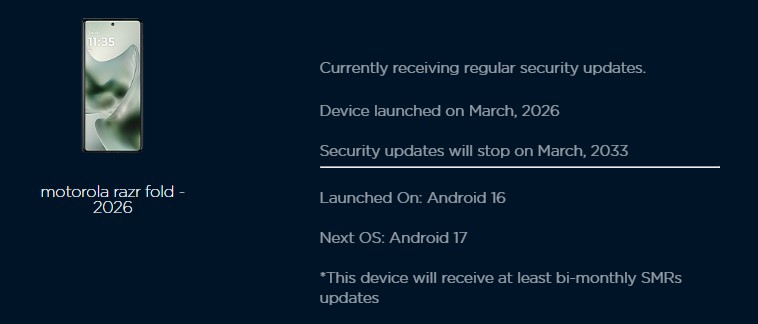 Motorola-Razr-Fold-2026-software-support