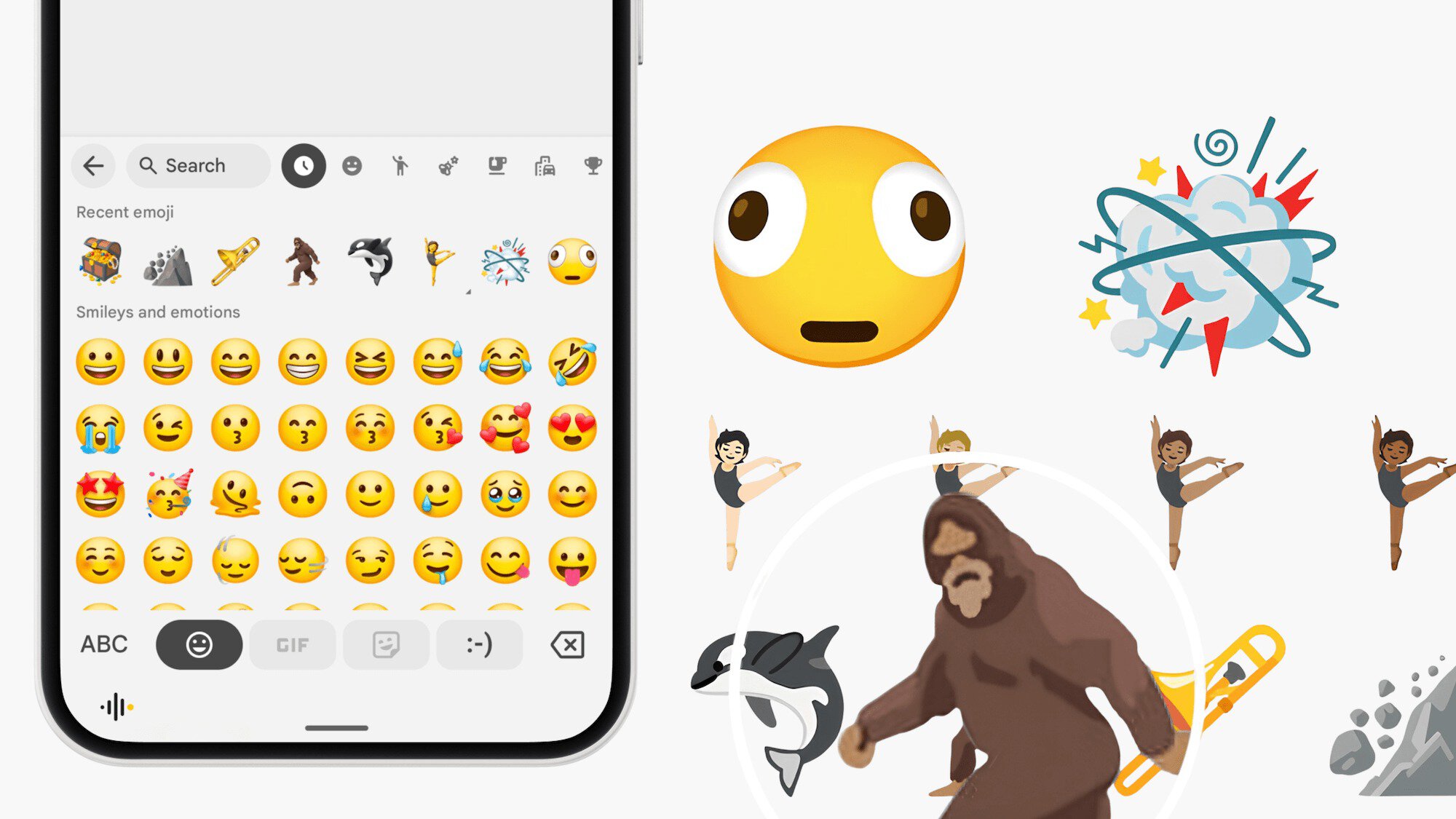 Nothing OS 5.0 Noto 3D emojis