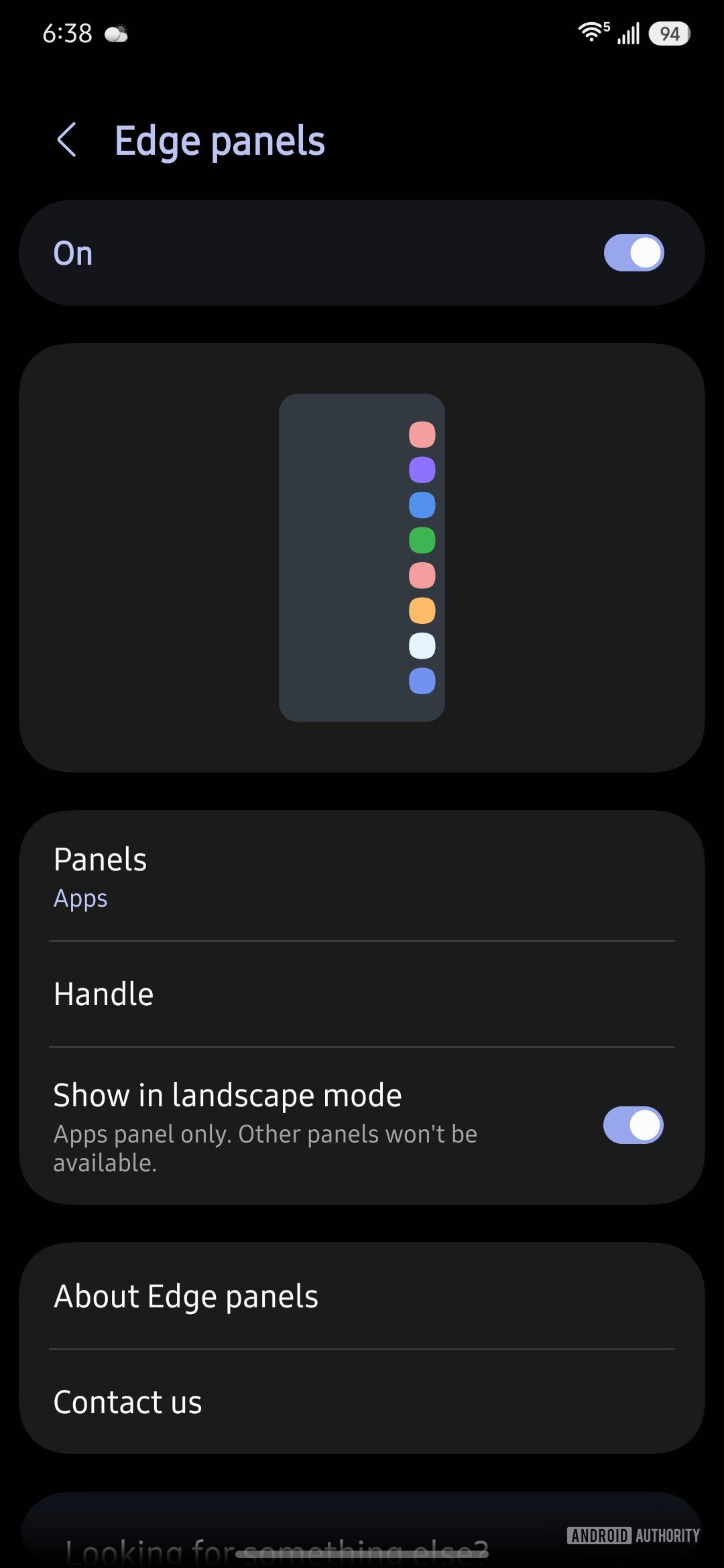 One UI 8.5 Edge panel options One UI 8.5 Edge panel options