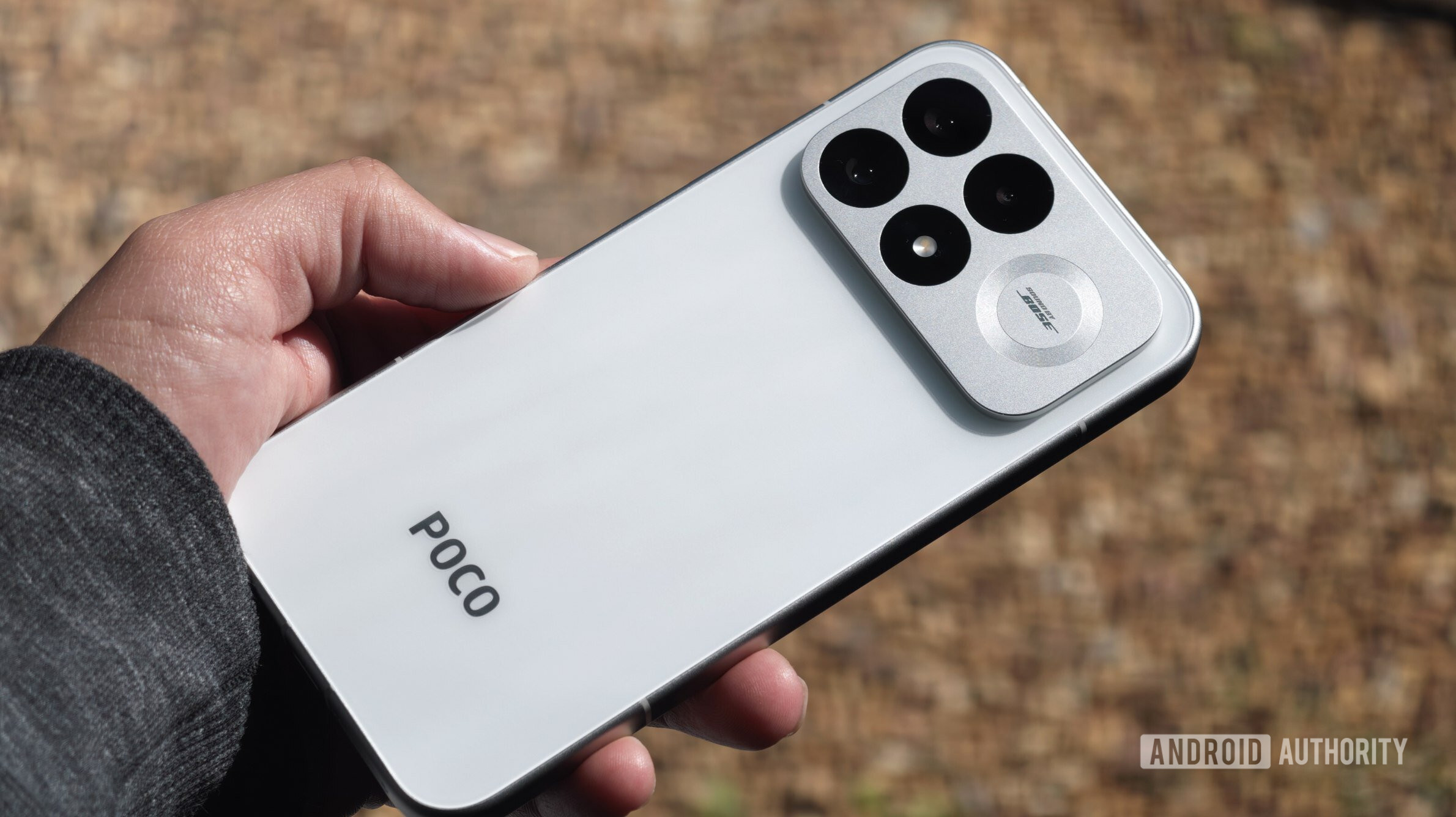 POCO F9 Pro back of phone