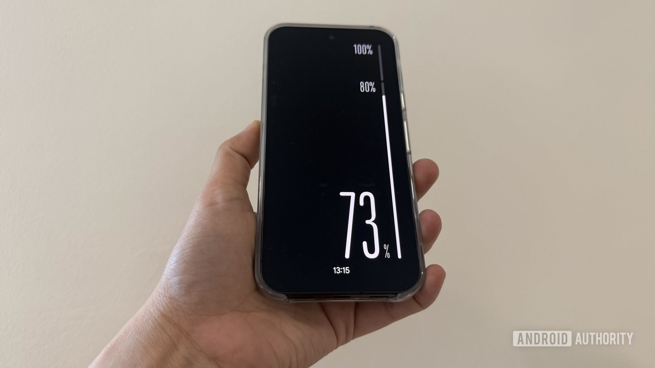 Pixel 11 screen saver charge vertical