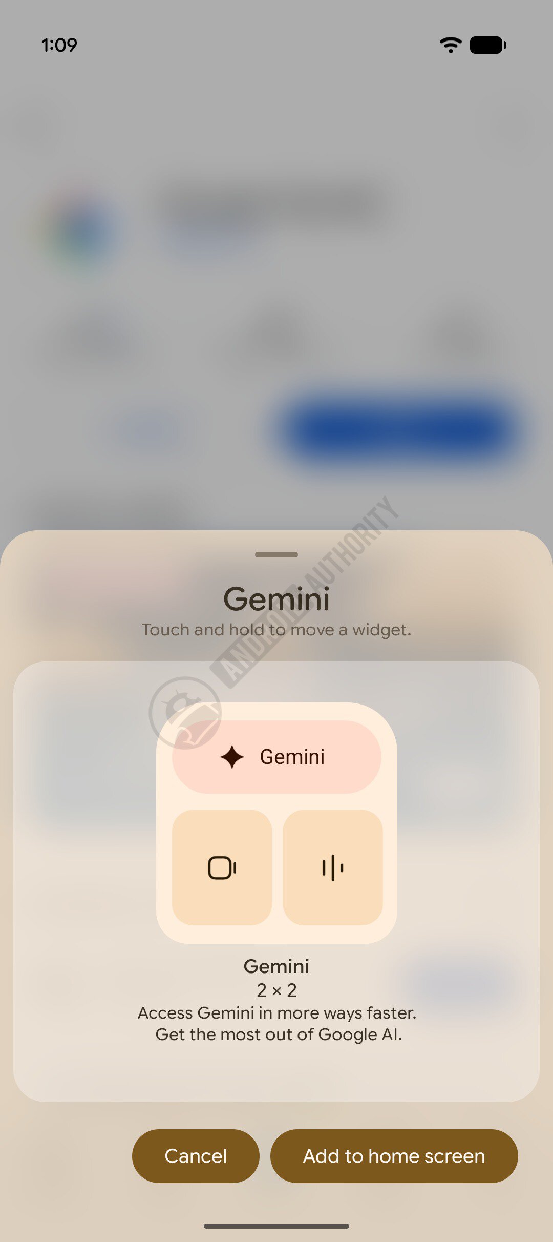 Play Store widget apply watermarked
