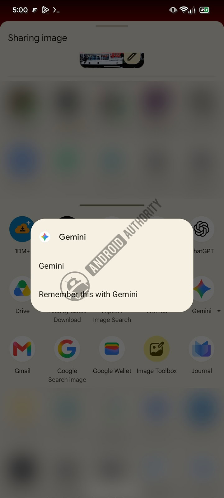 Remember this with Gemini Android 1