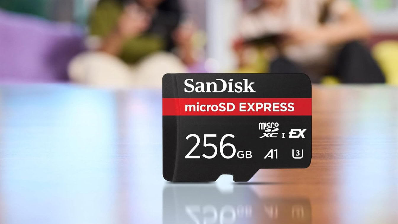 SANDISK 256GB microSD Express Card Press Image SANDISK 256GB microSD Express Card Press Image