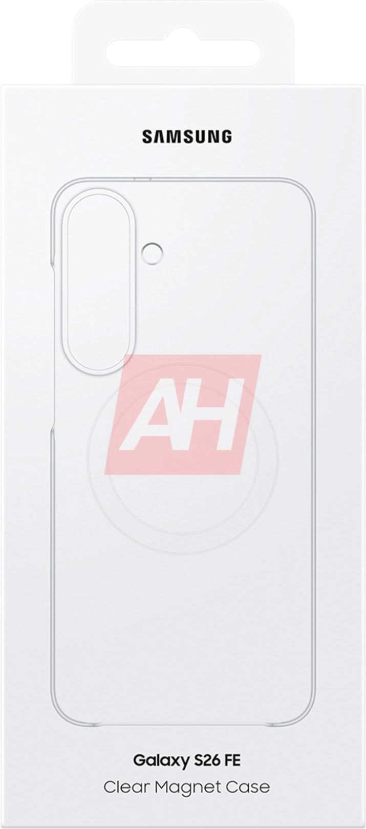 Samsung Galaxy S26 FE clear magnetic case in box Android Headlines
