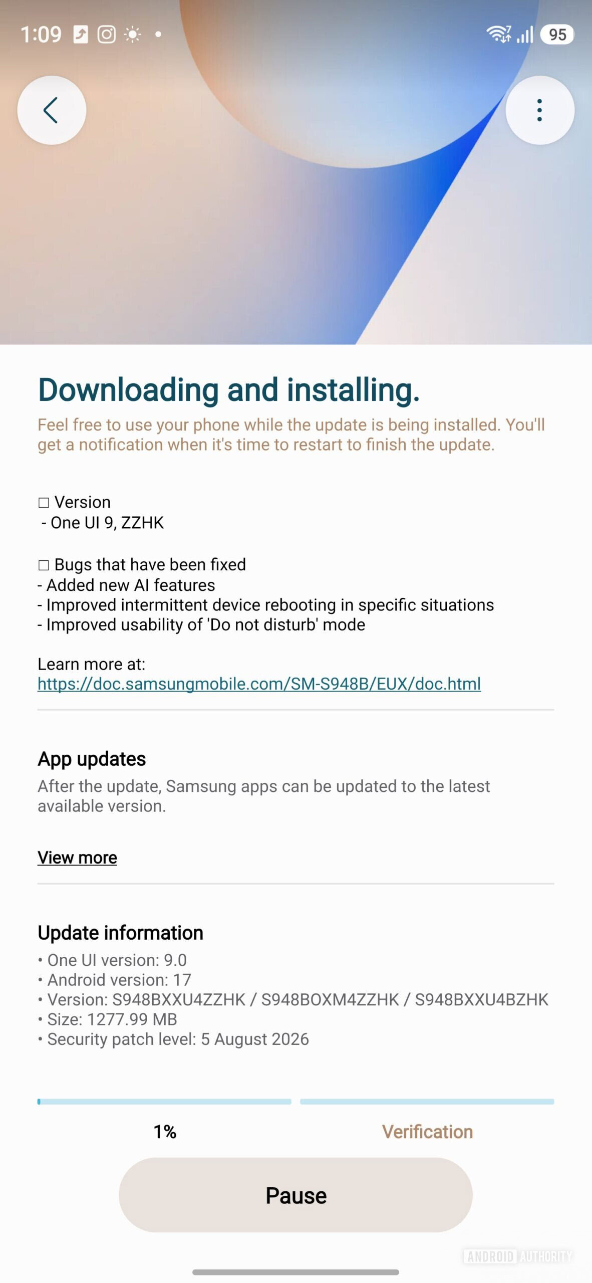 Samsung Galaxy S26 Ultra One UI 9 beta 7 Samsung Galaxy S26 Ultra One UI 9 beta 7