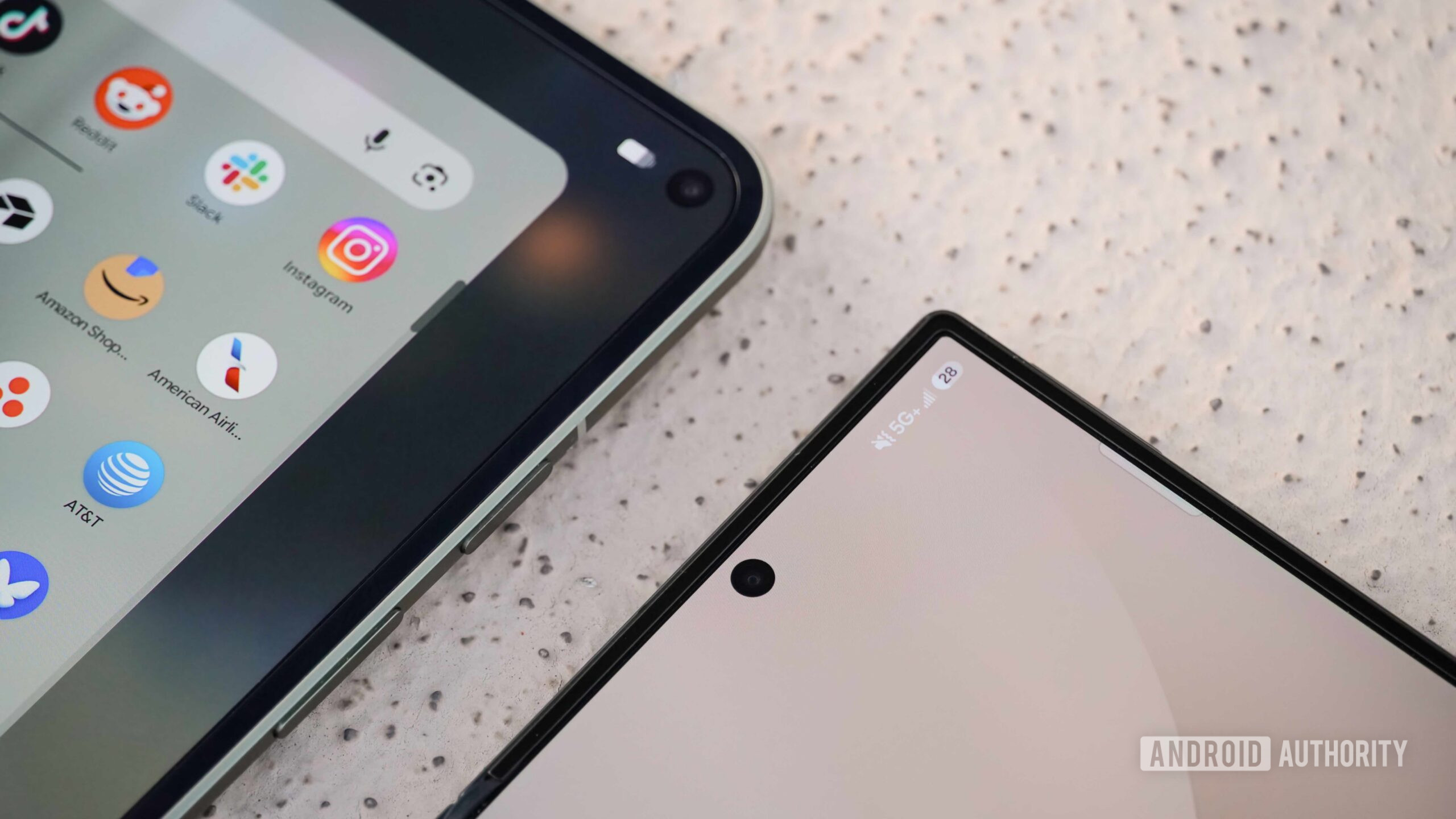 Samsung Galaxy Z Fold 8 9 Comparing the inner display selfie camera placement between the Pixel 11 Pro Fold and Galaxy Z Fold 8.
