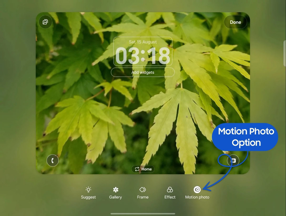 Samsung One UI 9.0 Motion Photo Wallpaper Samsung One UI 9.0 Motion Photo Wallpaper