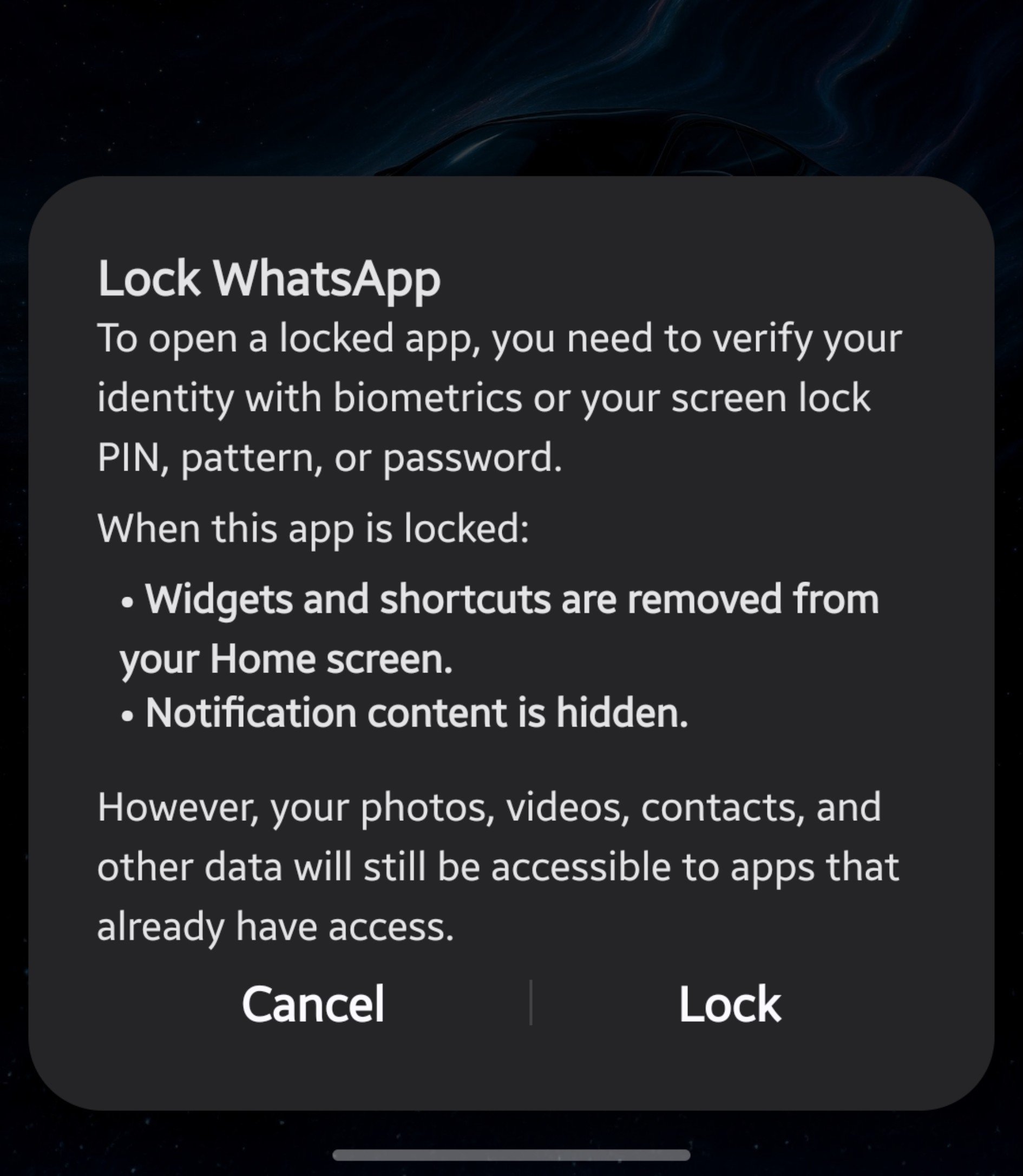 Samsung One UI 9.5 app lock fahadalijaved 2