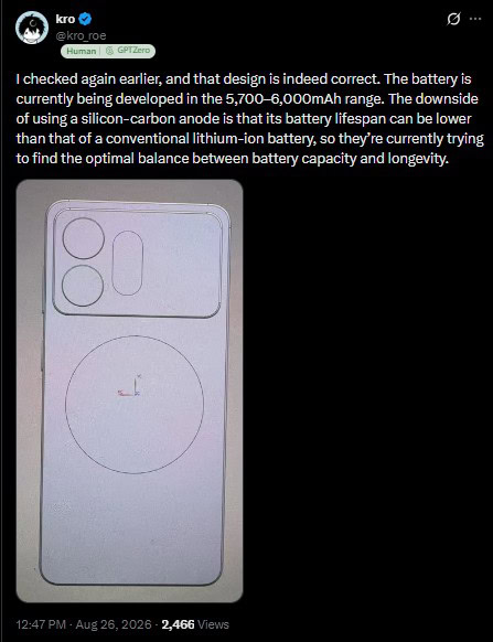 Samsung-reportedly-settled-for-5700mAh-to-6000mAh-battery-for-S27-Ultra