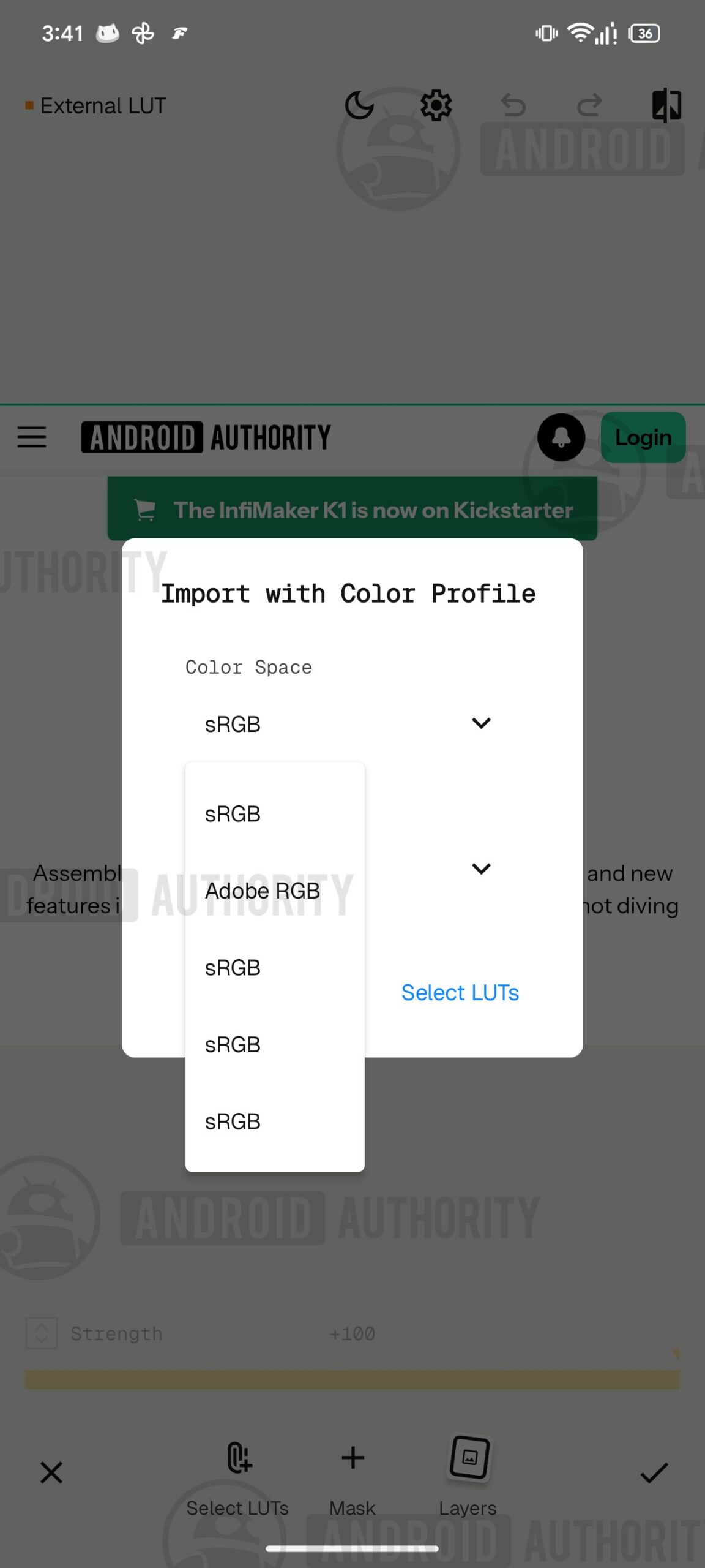 Snapseed for Android Upcoming LUT support 1 watermarked
