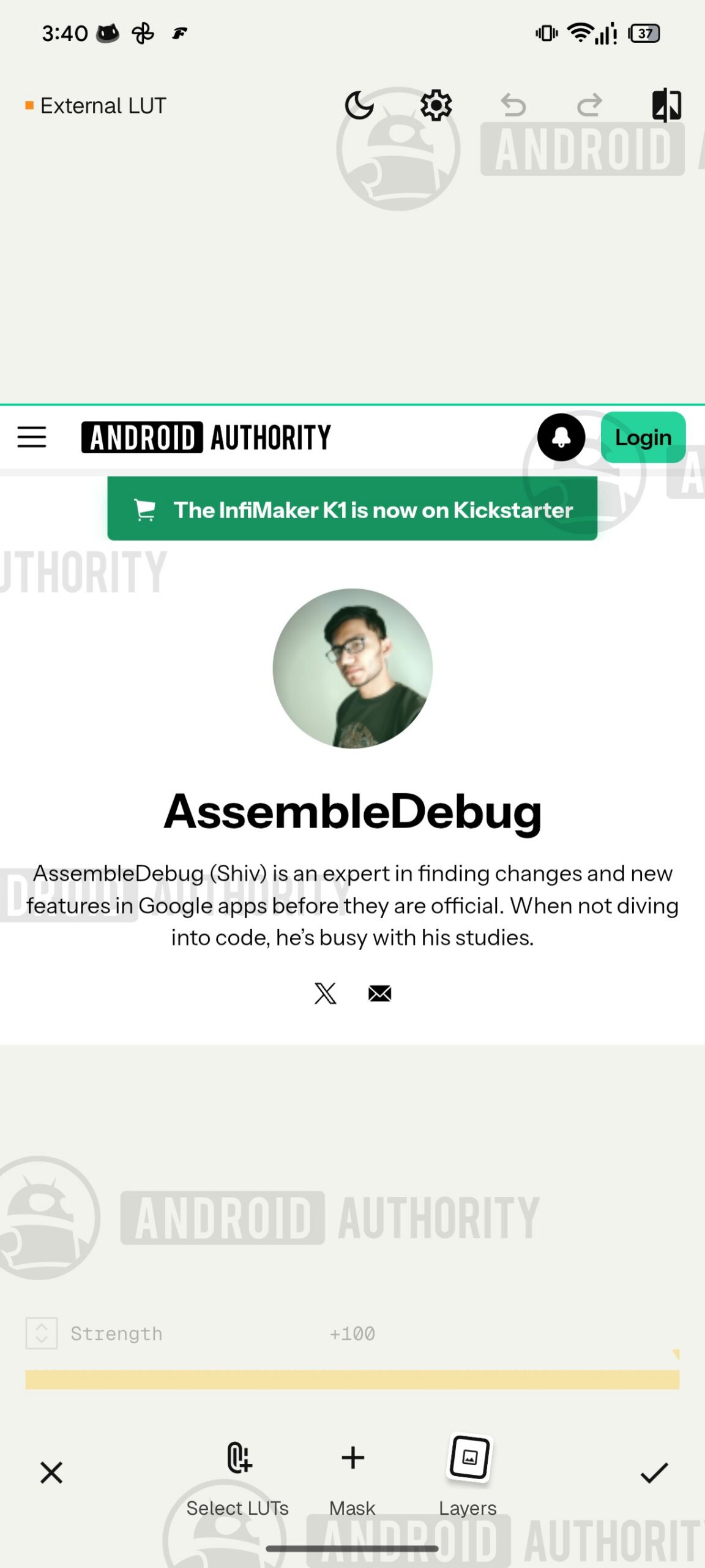 Snapseed for Android Upcoming LUT support 2 watermarked