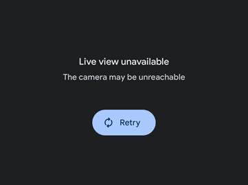 Tapo camera live feed error in Google Home app Tapo camera live feed error in Google Home app