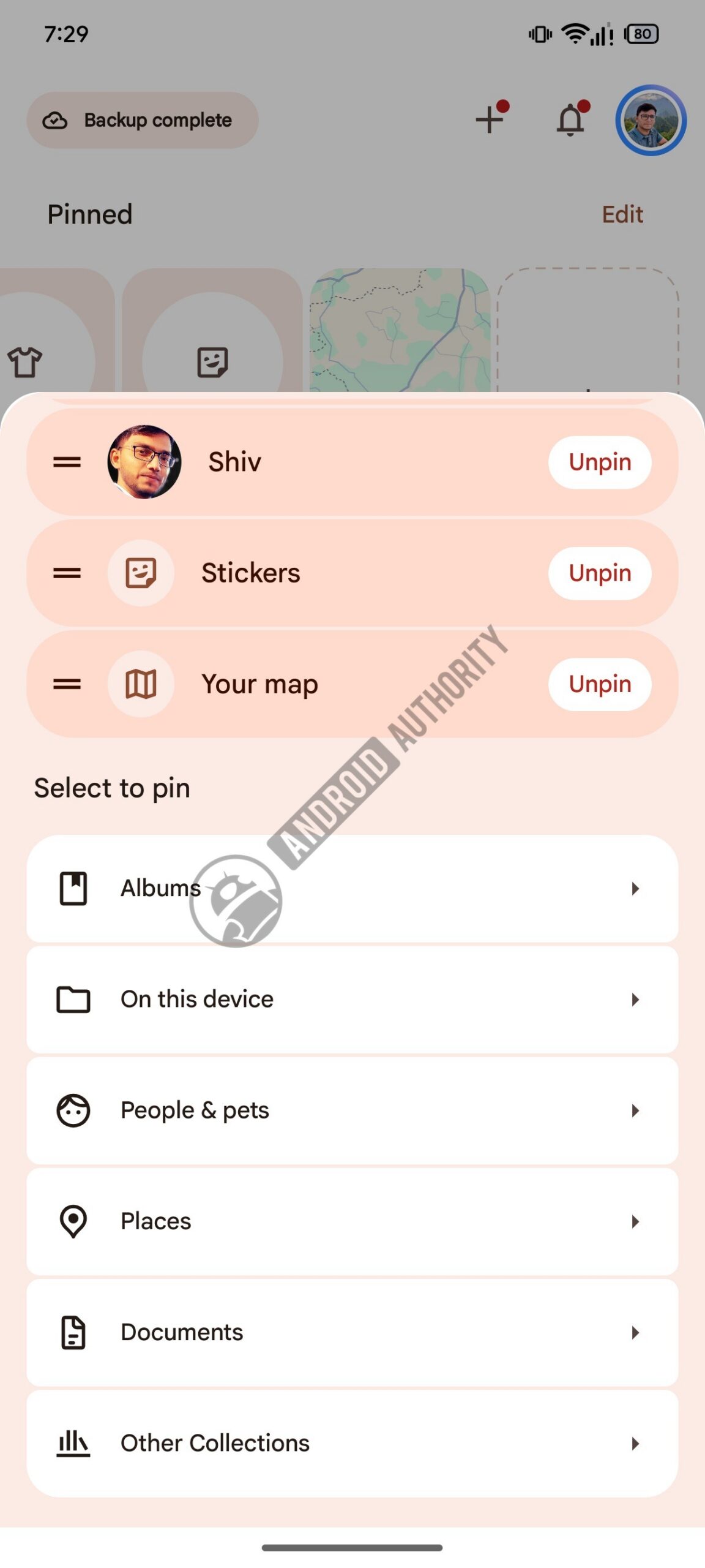 UNPIN Collections in Google Photos 5 watermarked