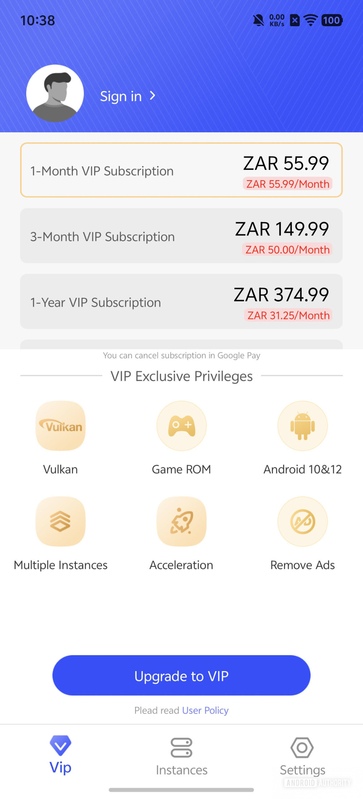 VPhone OS app subscription fees scaled