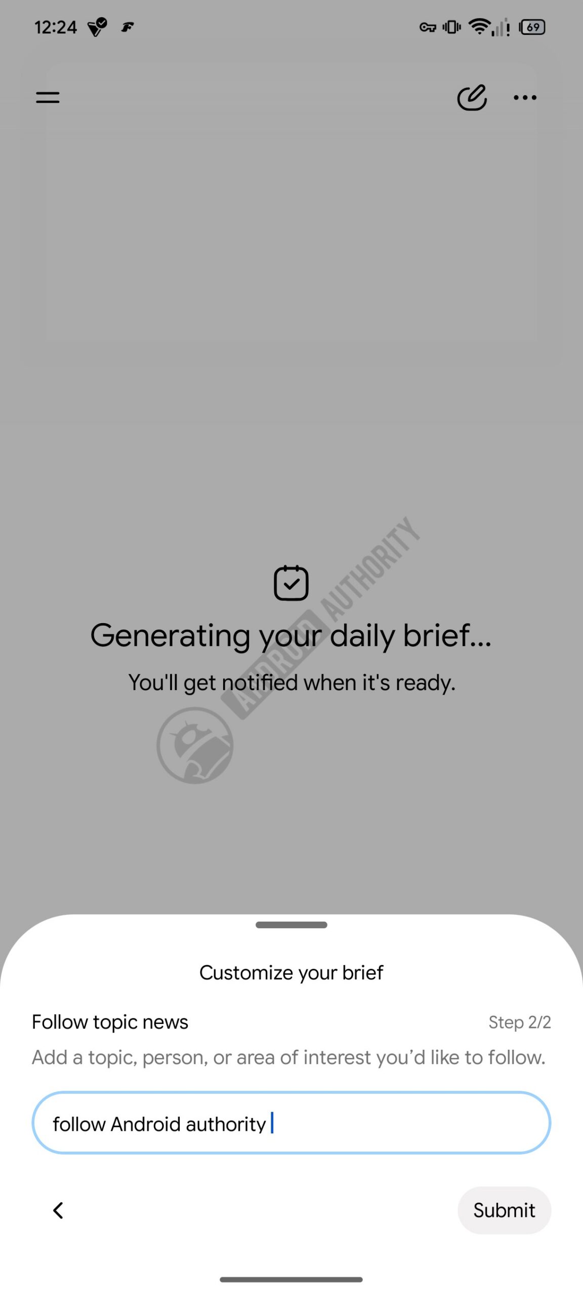 gemini daily brief customize new ui 3 watermarked