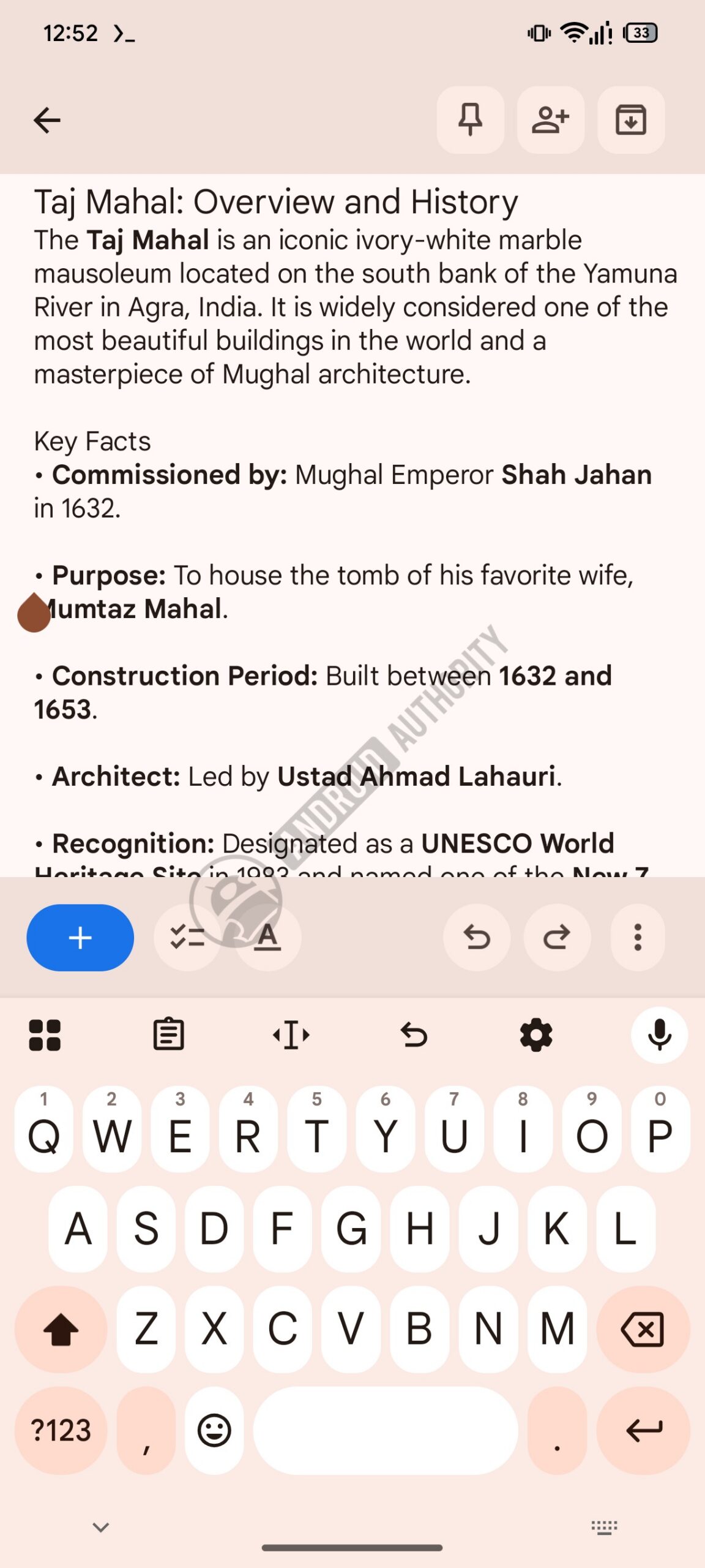 google keep to do list inside regular note image 3 watermarked