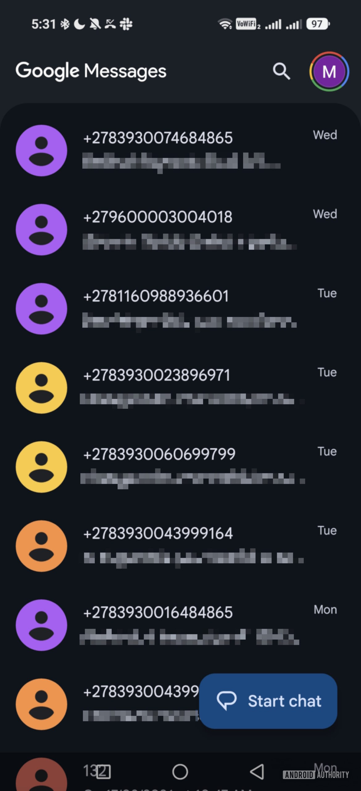 google messages without gemini button