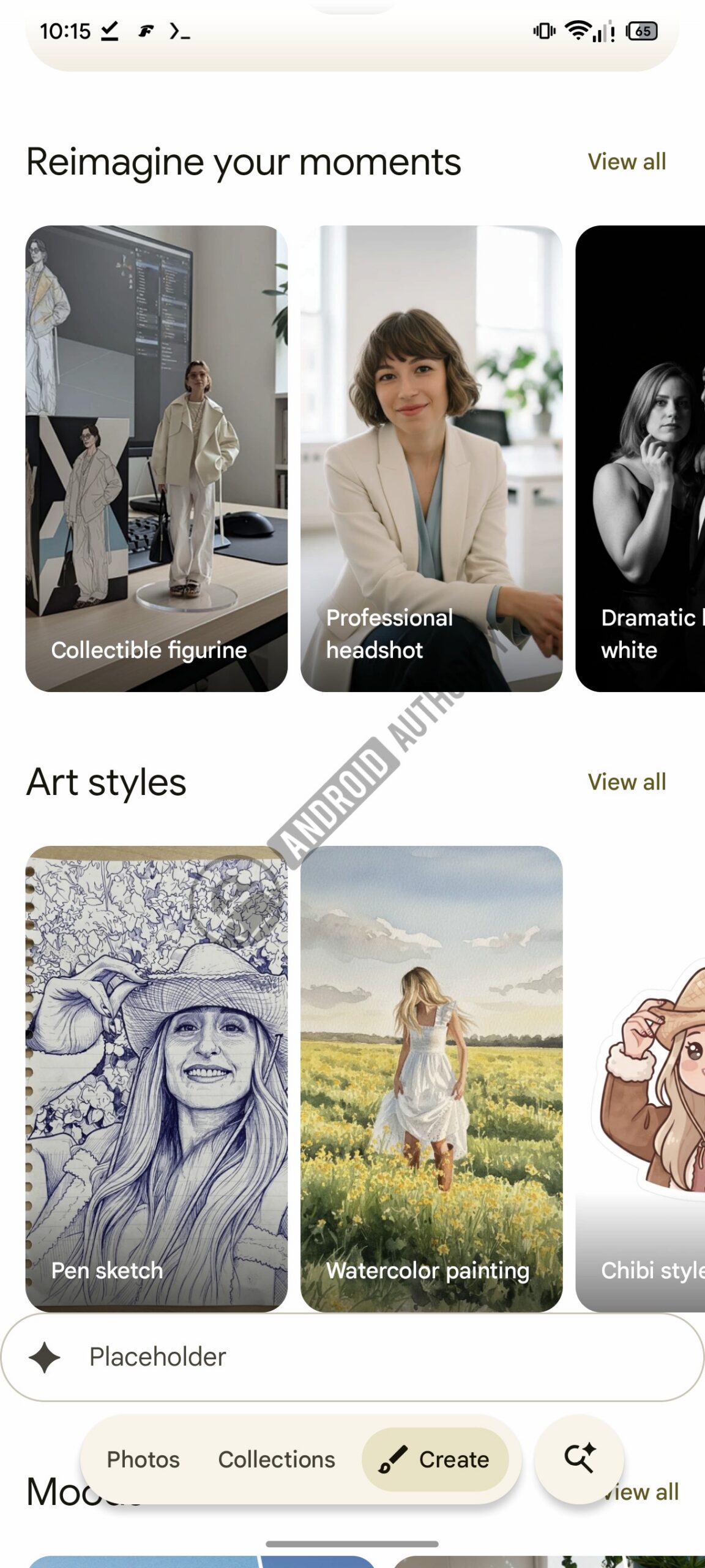 google photos create tab new ui 3 watermarked