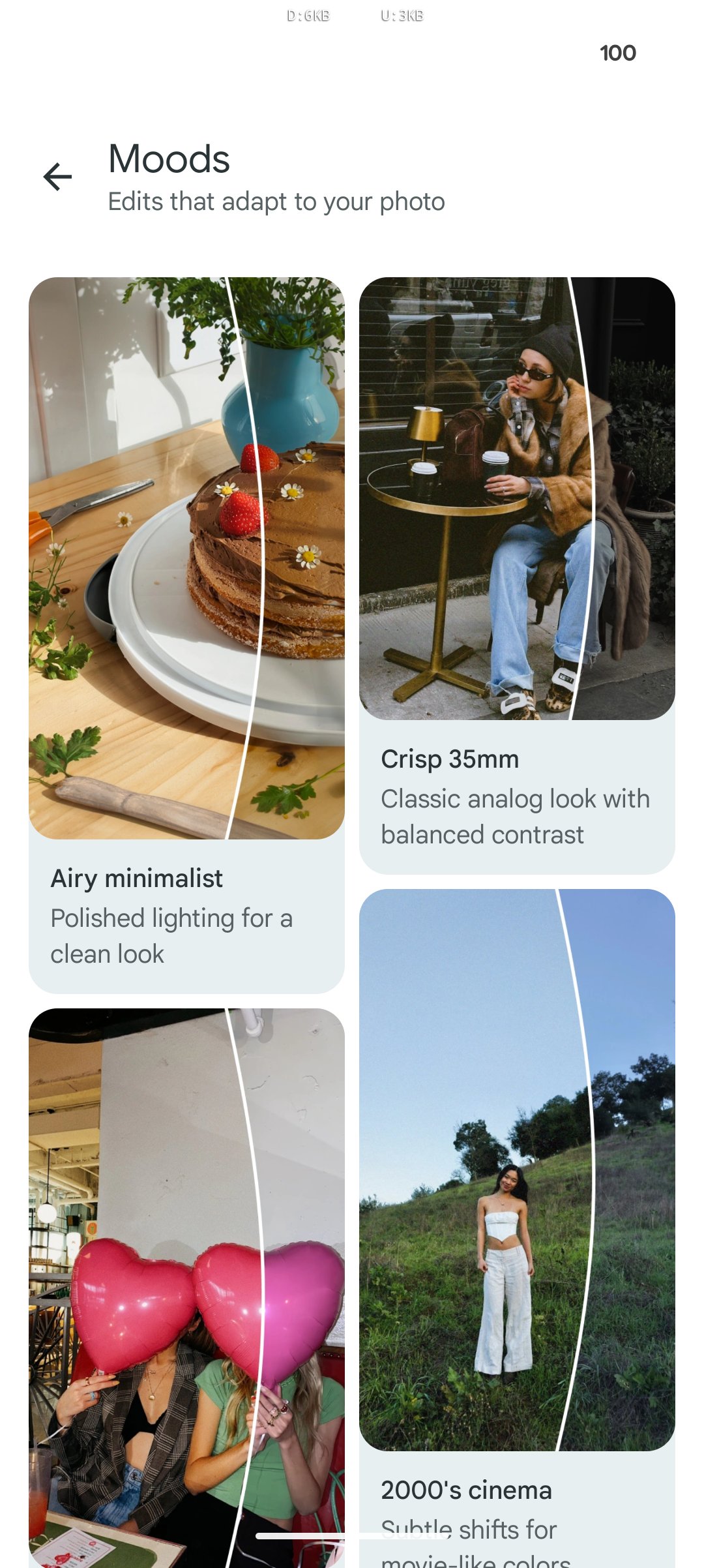 google photos moods