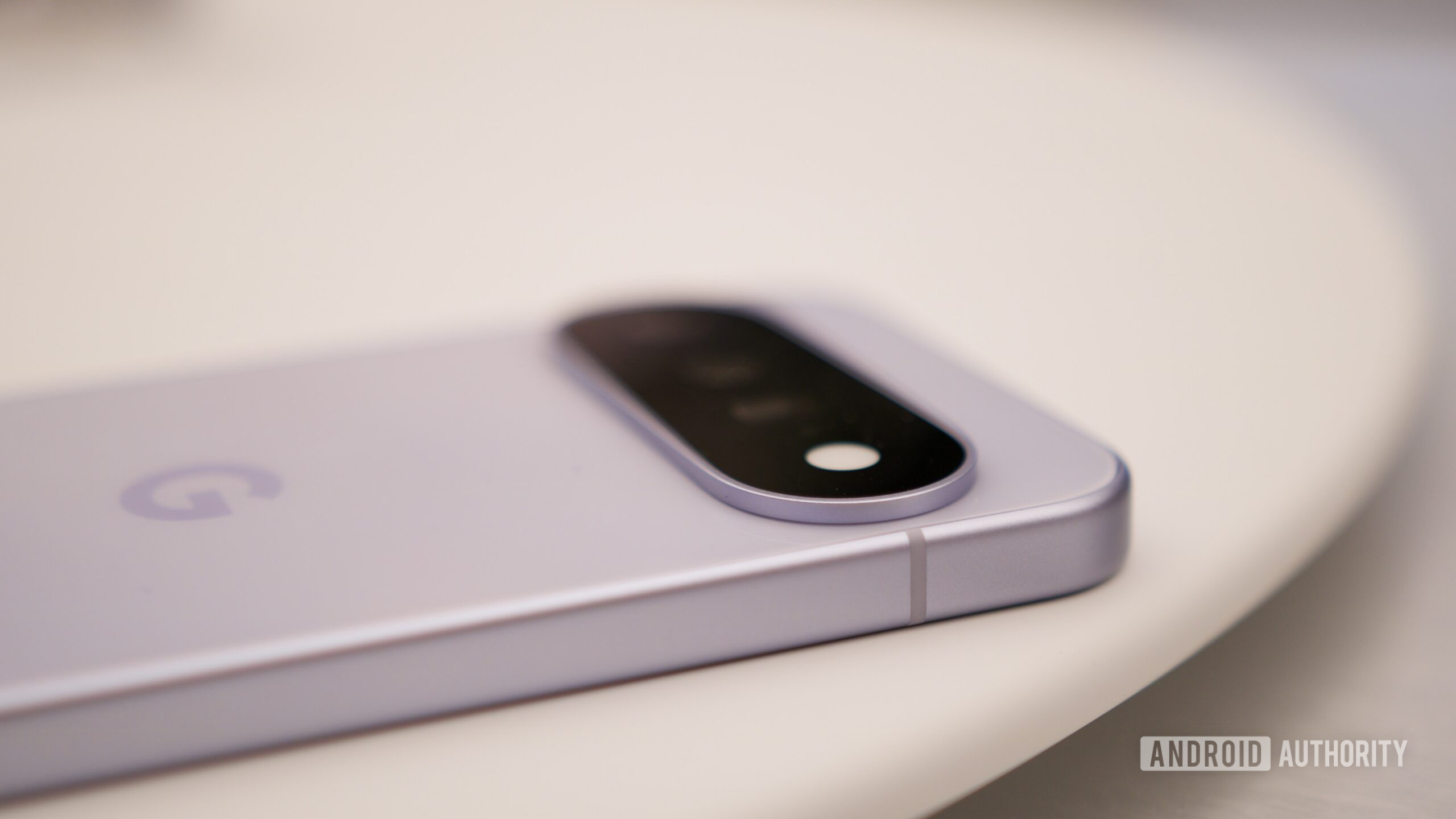 google pixel 11 hands on 5 Camera bar on the Google Pixel 11 in Frost.