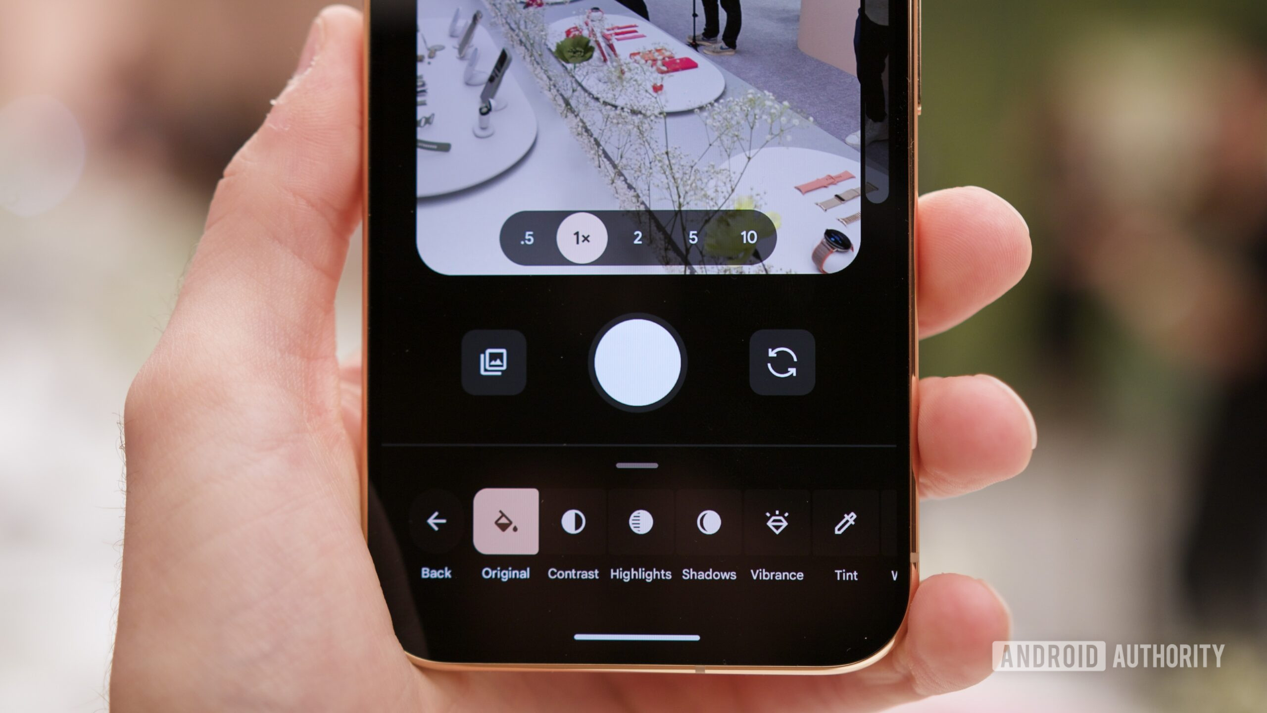 Using Camera Looks on the Google Pixel 11 Pro.