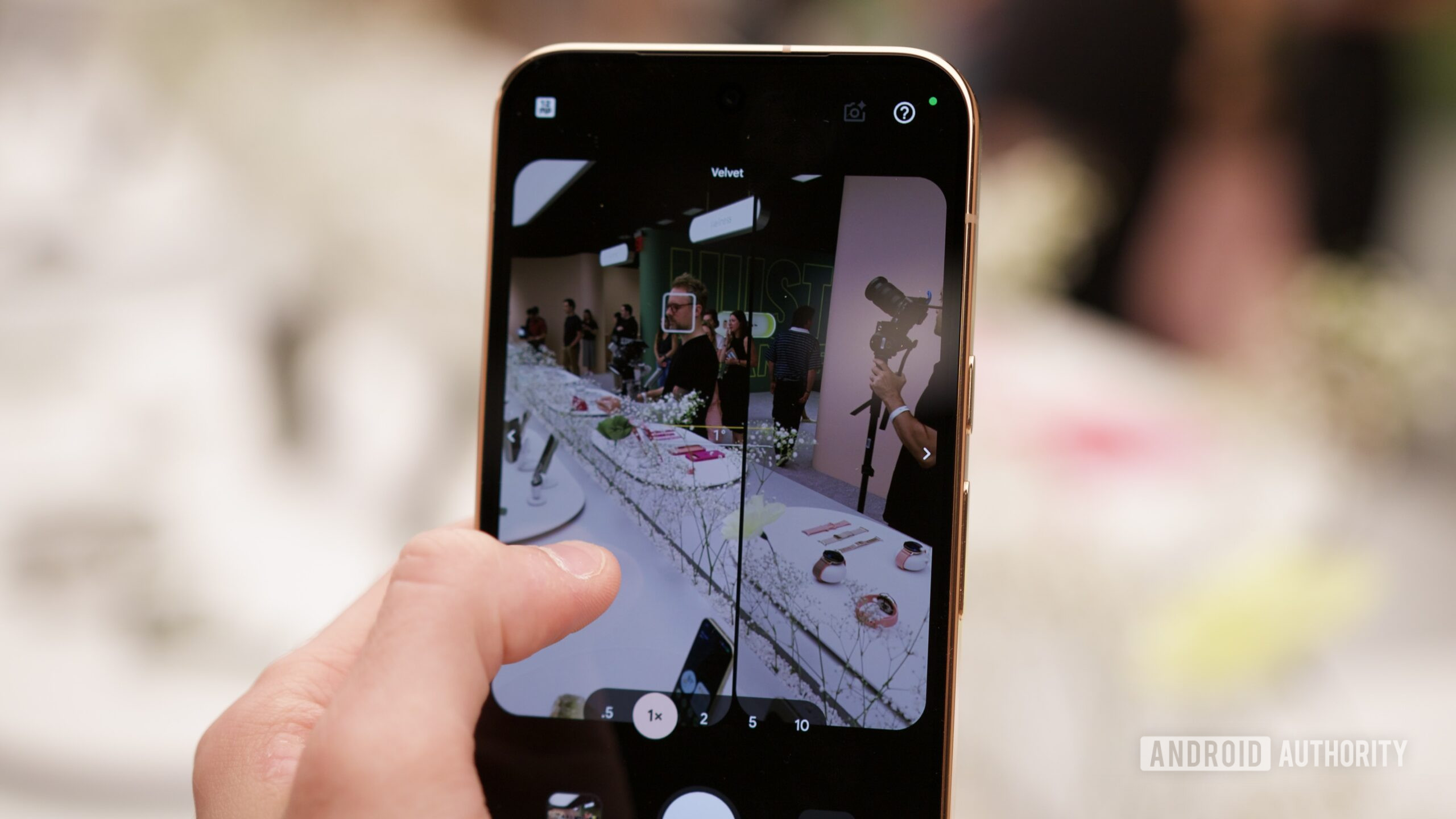 Using Camera Looks on the Google Pixel 11 Pro.