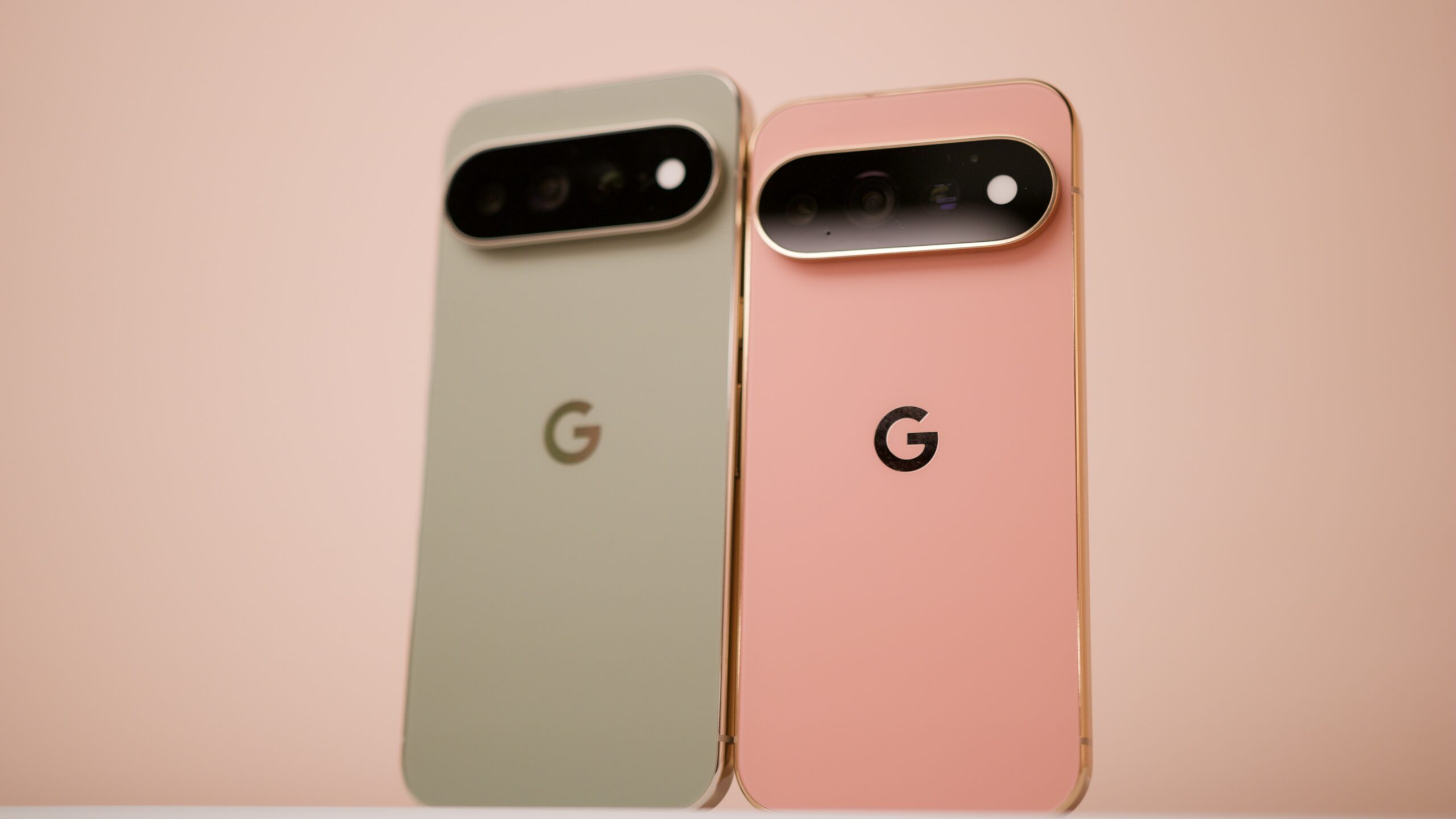 google pixel 11 pro pixel 11 pro xl hands on 13 The Google Pixel 11 Pro XL and Pixel 11 Pro next to each other.