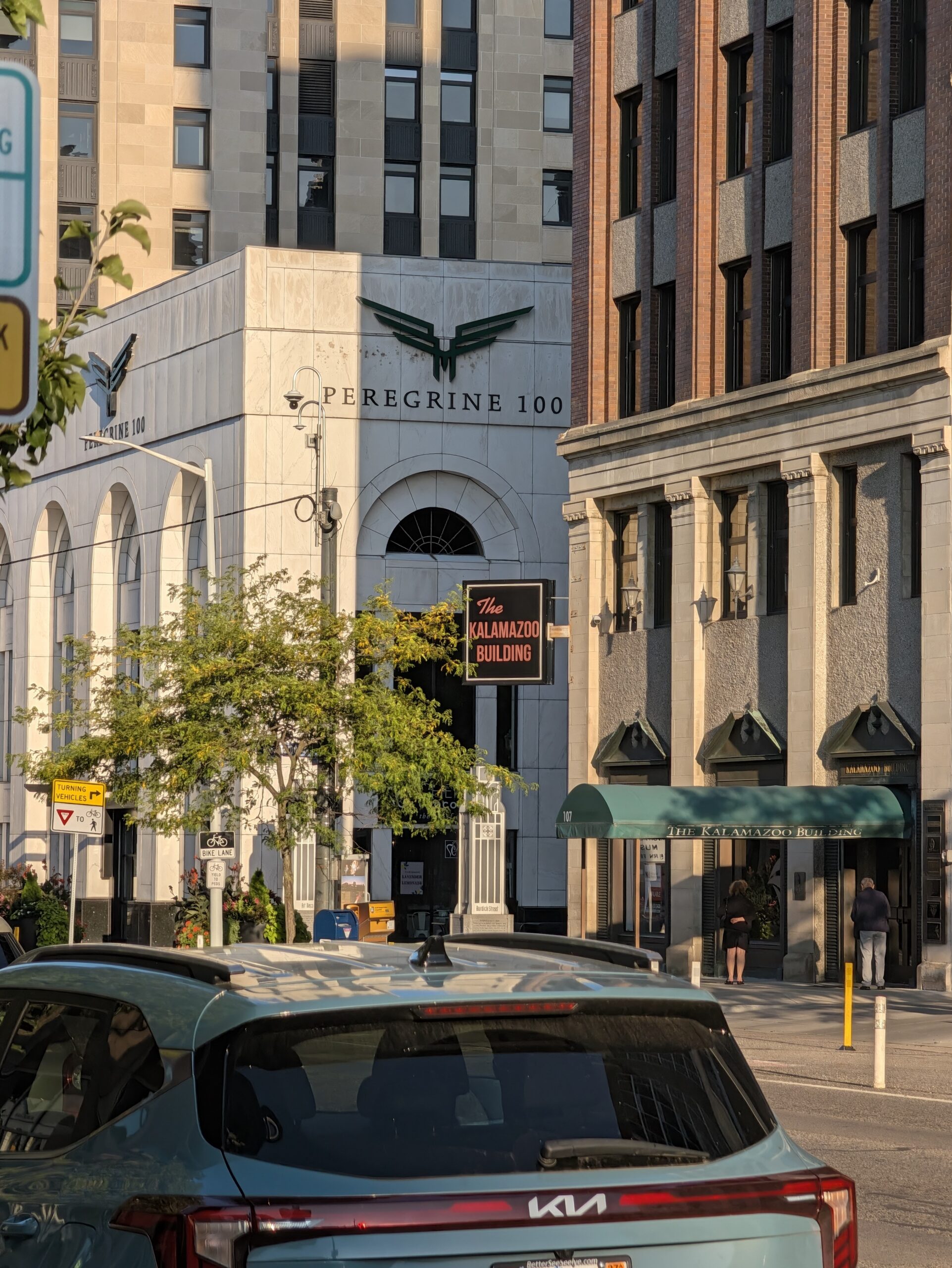Photo of downtown Kalamazoo, taken with the Pixel 11 Pro.