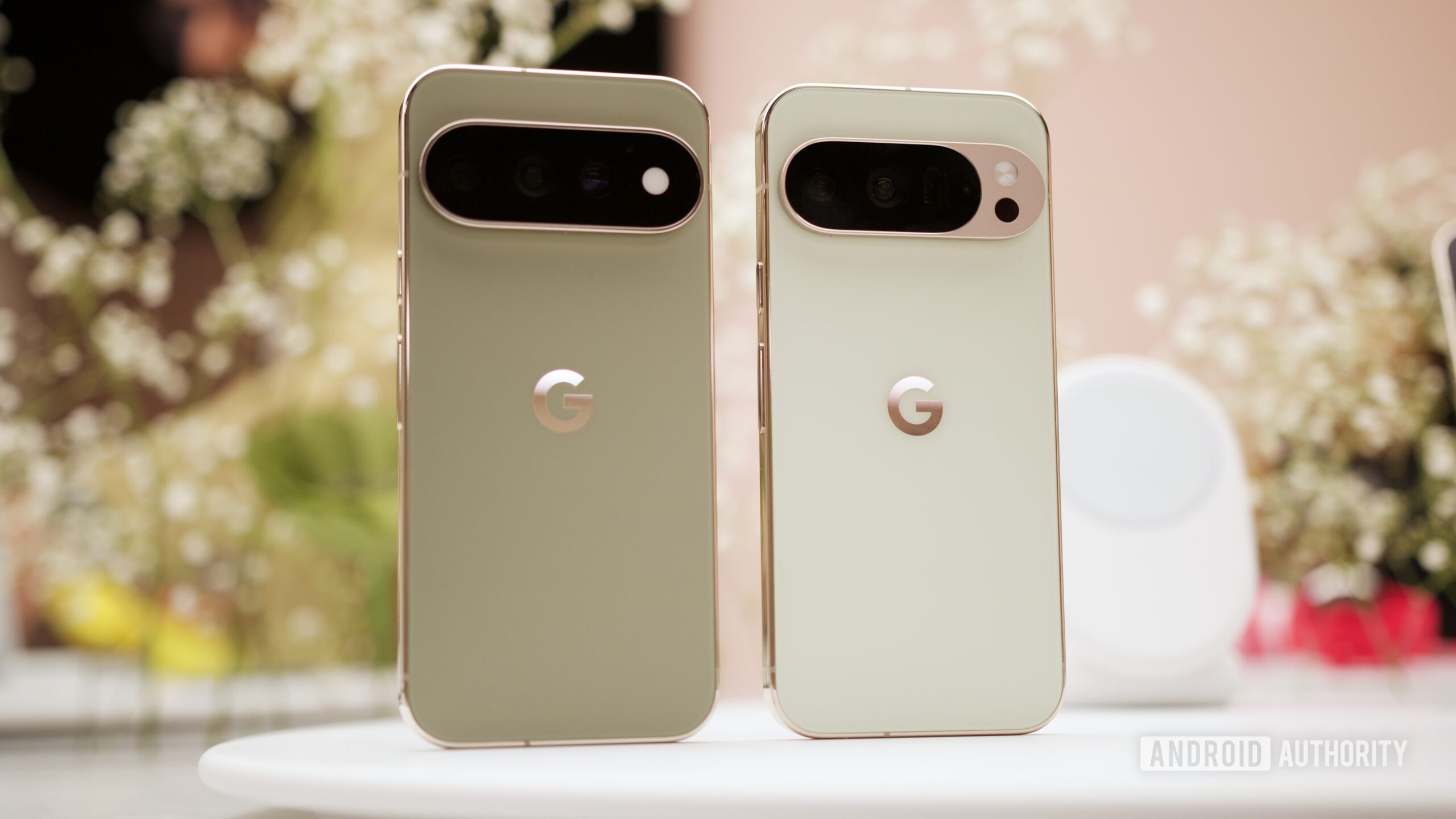Google Pixel 11 Pro next to Pixel 10 Pro.