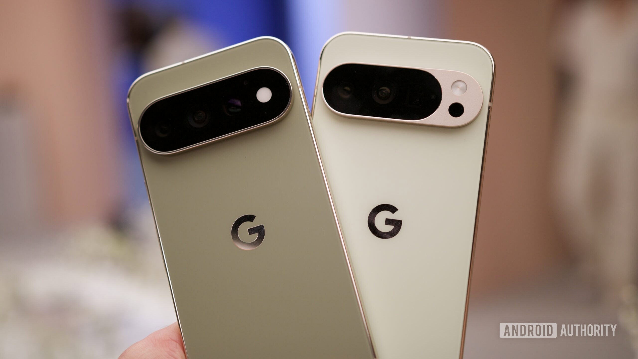 google pixel 11 pro vs pixel 10 pro hands on 3 Google Pixel 11 Pro next to Pixel 10 Pro.