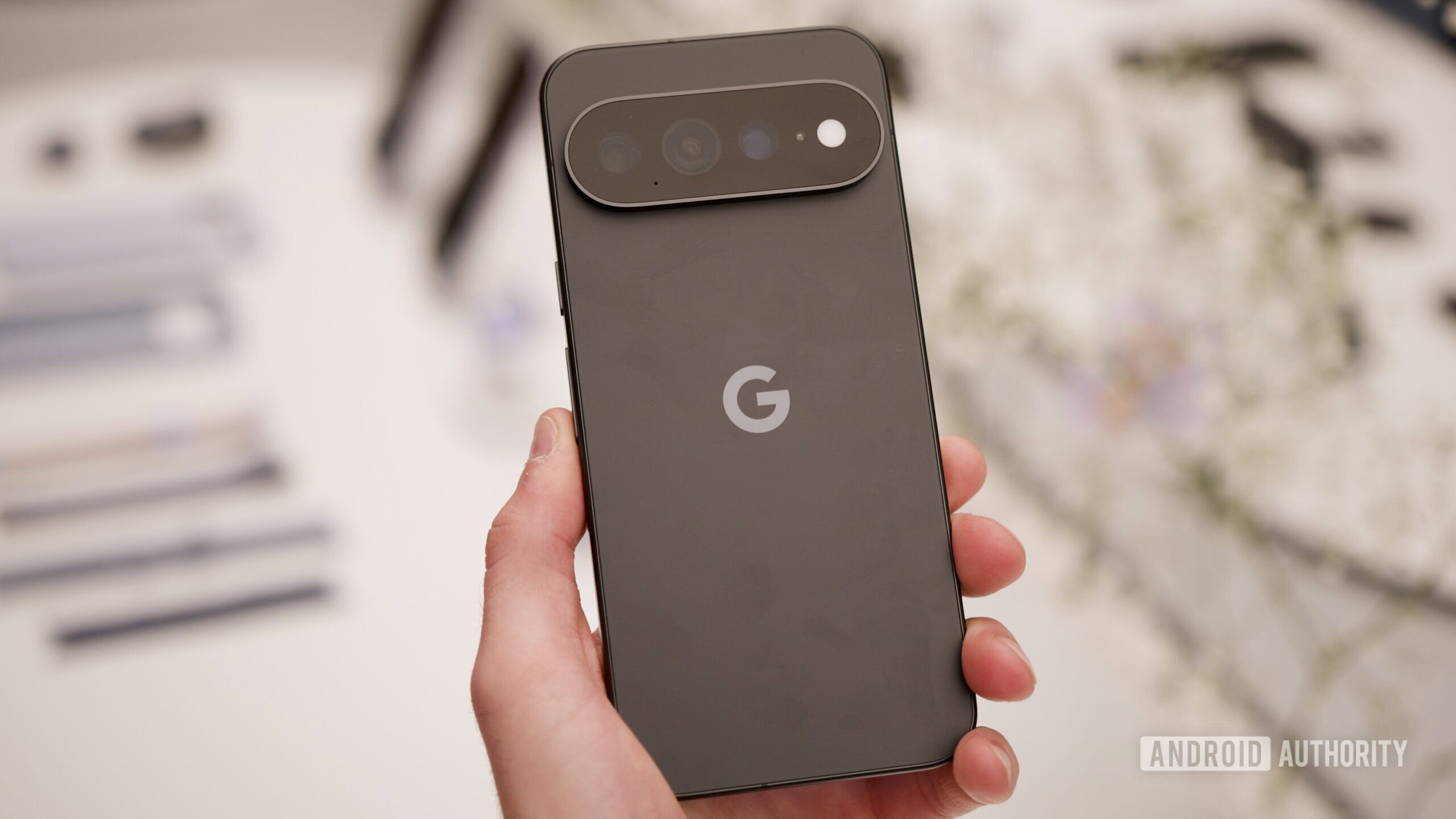 google pixel 11 pro xl hands on 4 The Google Pixel 11 Pro XL in its matte Obsidian color.