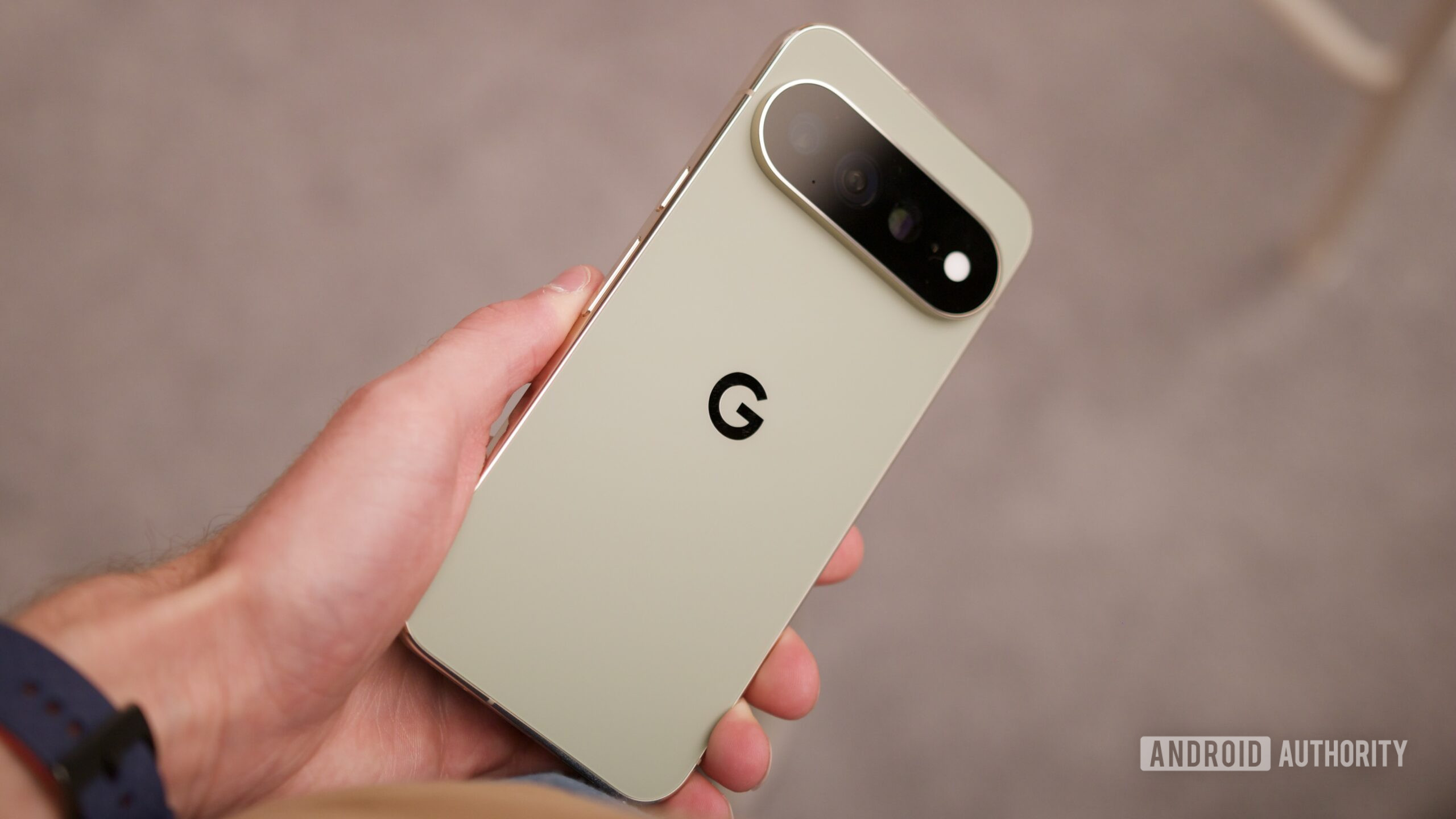google pixel 11 pro xl hands on 5 The Google Pixel 11 Pro XL in its Olive color.