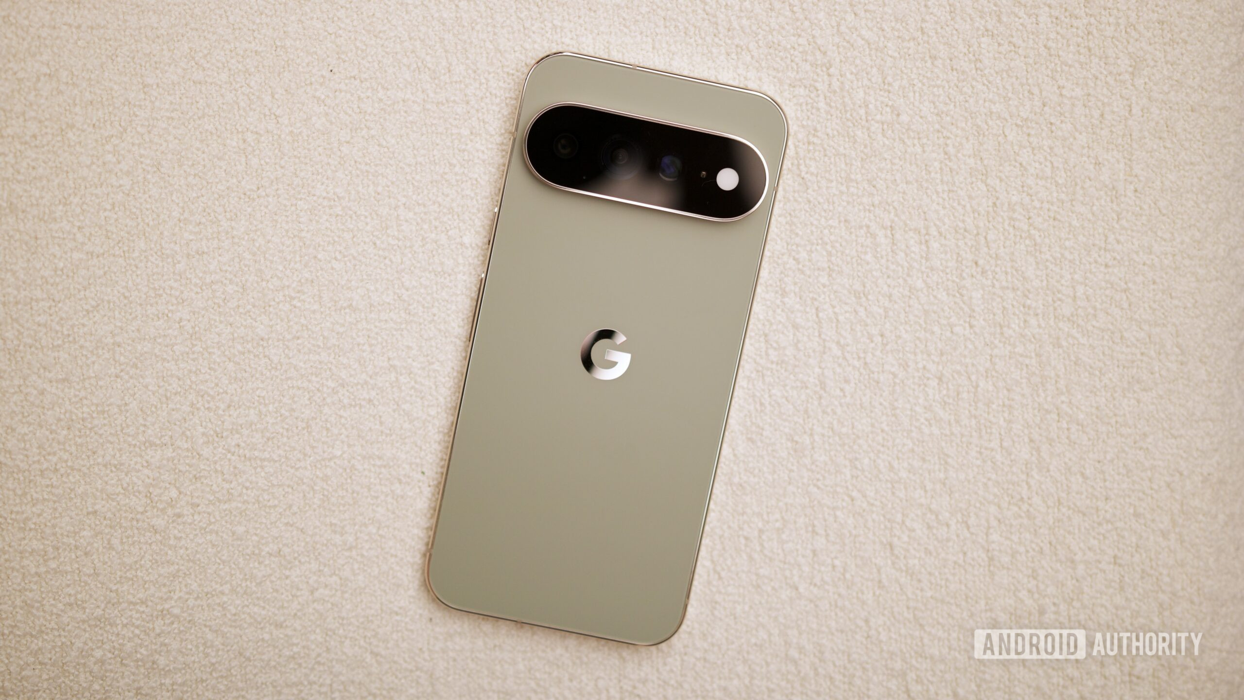 google pixel 11 pro xl hands on 6 The Google Pixel 11 Pro XL in its Olive color.