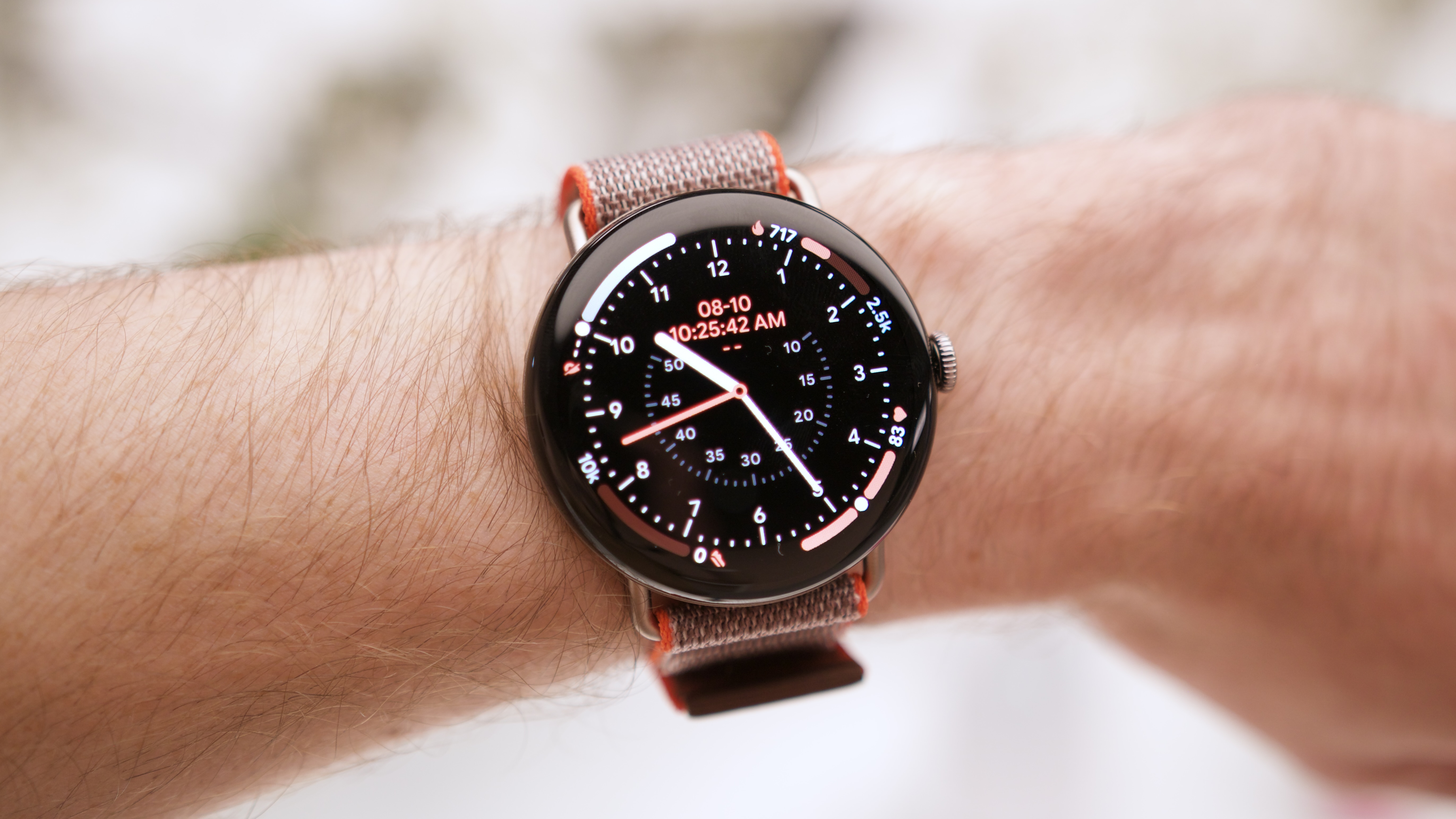 google pixel watch 5 hands on 6 Wearing the Steph Curry Google Pixel Watch 5.