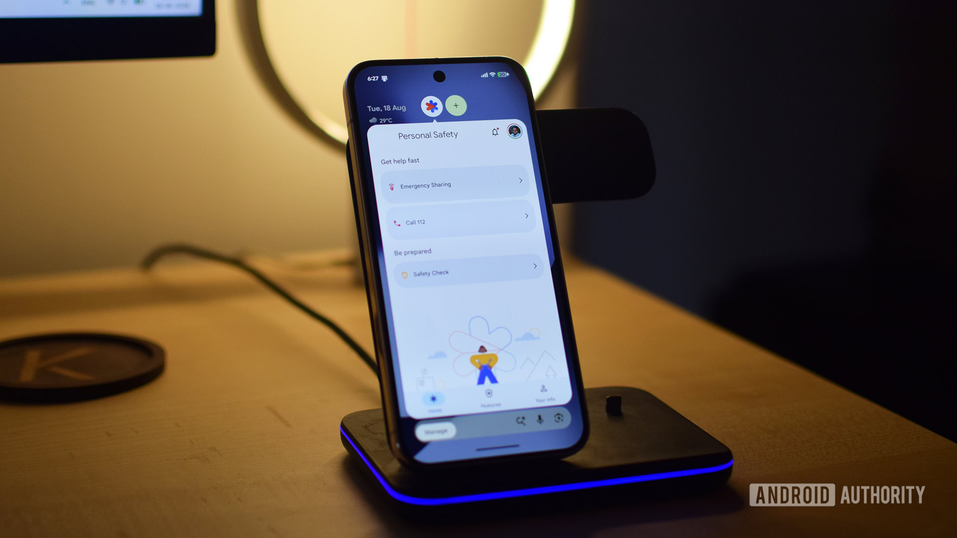 personal safety app pixel 10 pro xl Personal Safety app bubble on Pixel 10 Pro XL