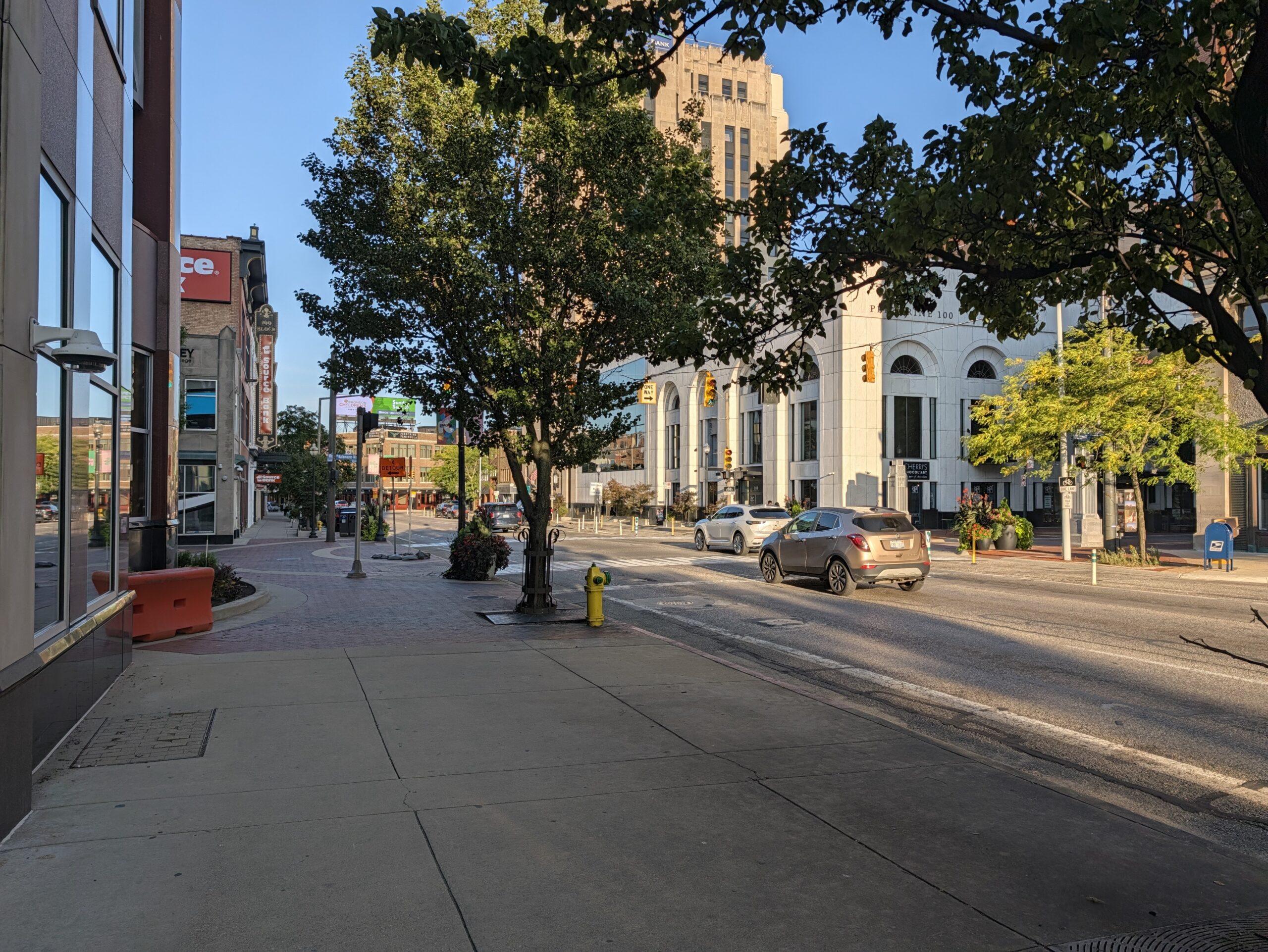 Photo of downtown Kalamazoo, taken with the Pixel 11 Pro.
