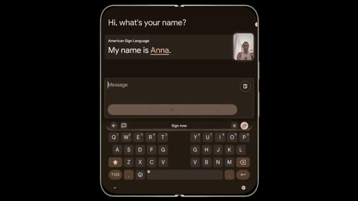 pixel 11 pro fold asl to text image pixel 11 pro fold asl to text image