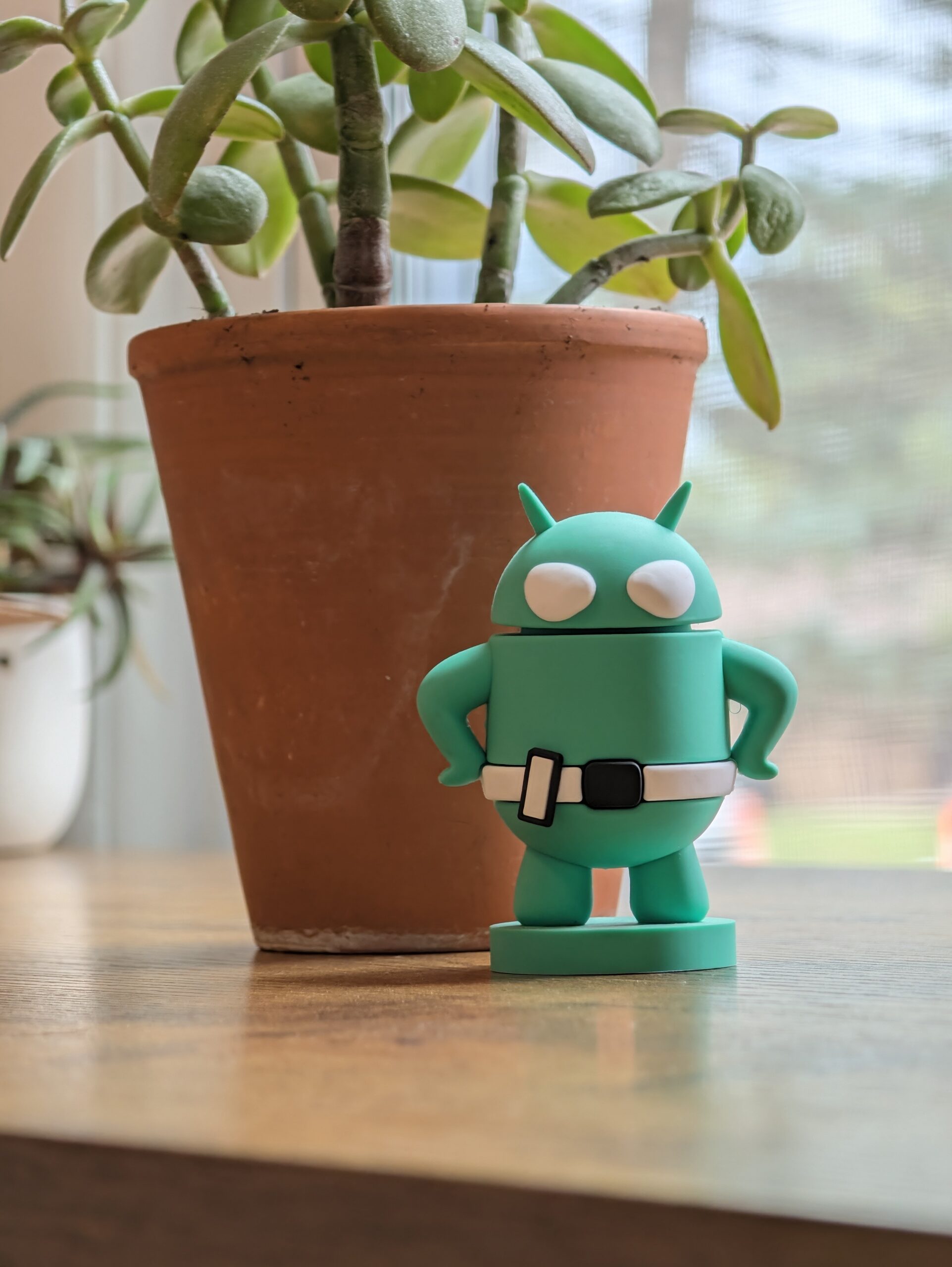 Photo of an Android figurine, taken with the Pixel 11 Pro.