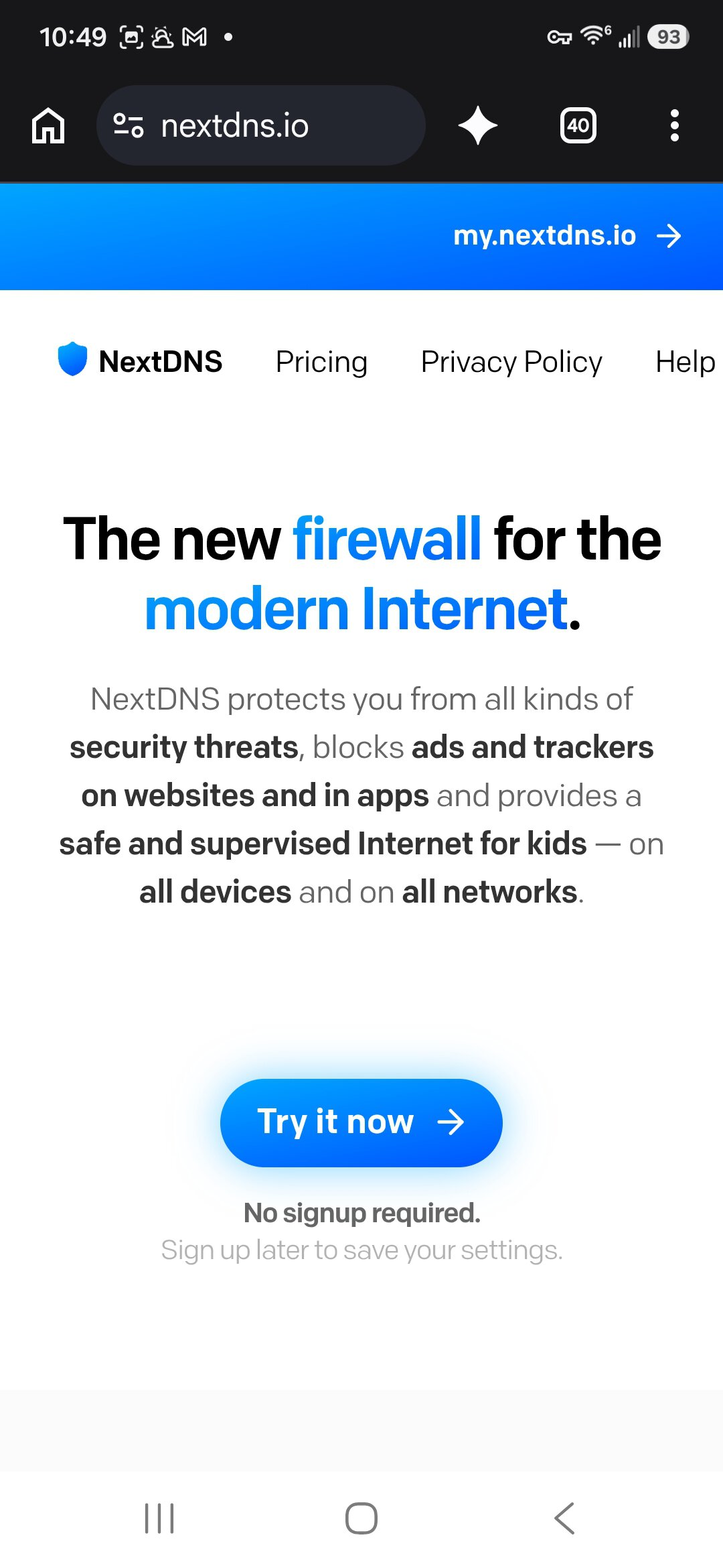 private dns 3