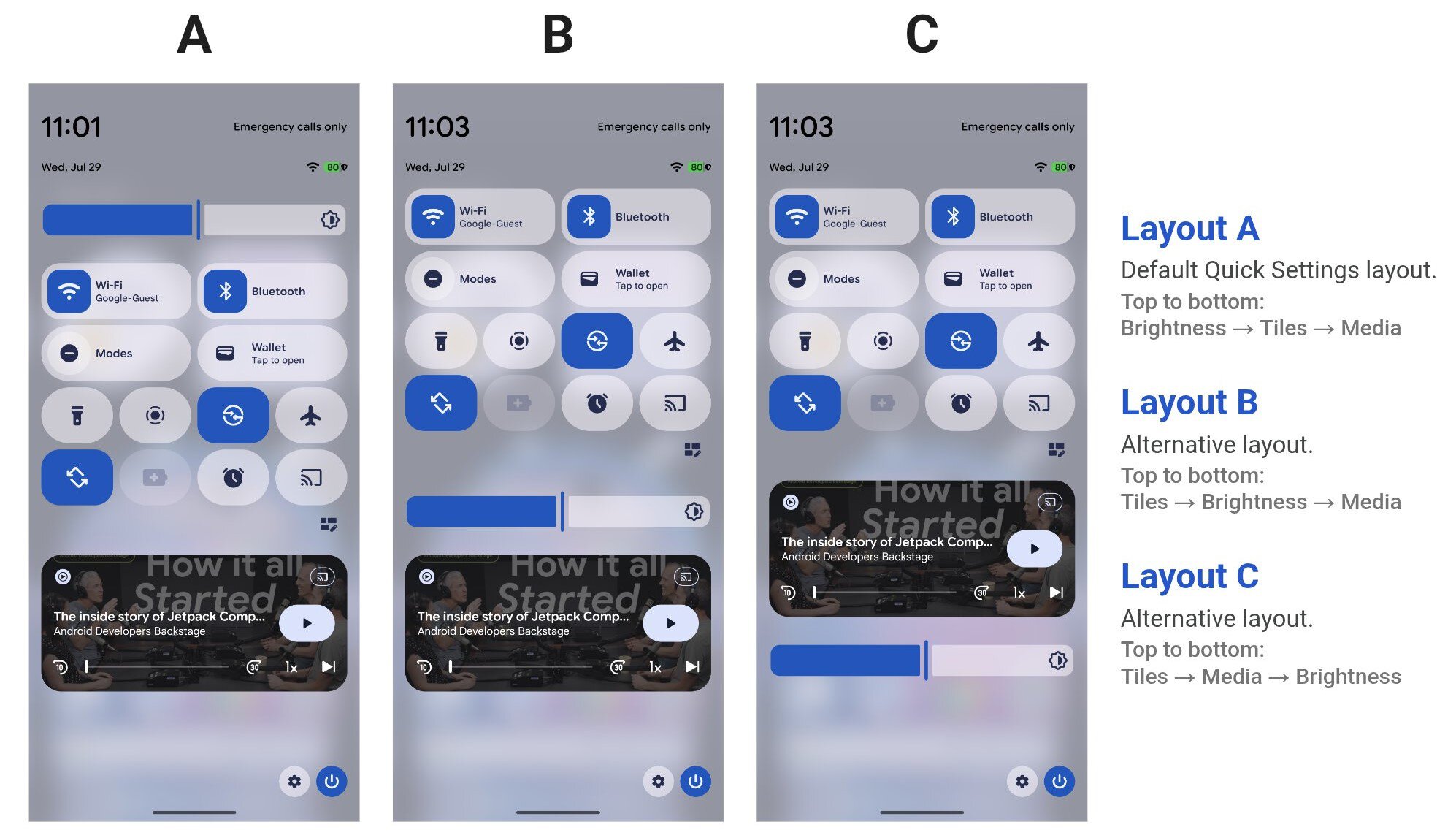 quick settings layout editor quick settings layout editor