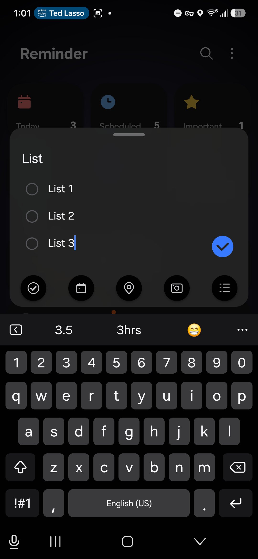 reminder lists 1