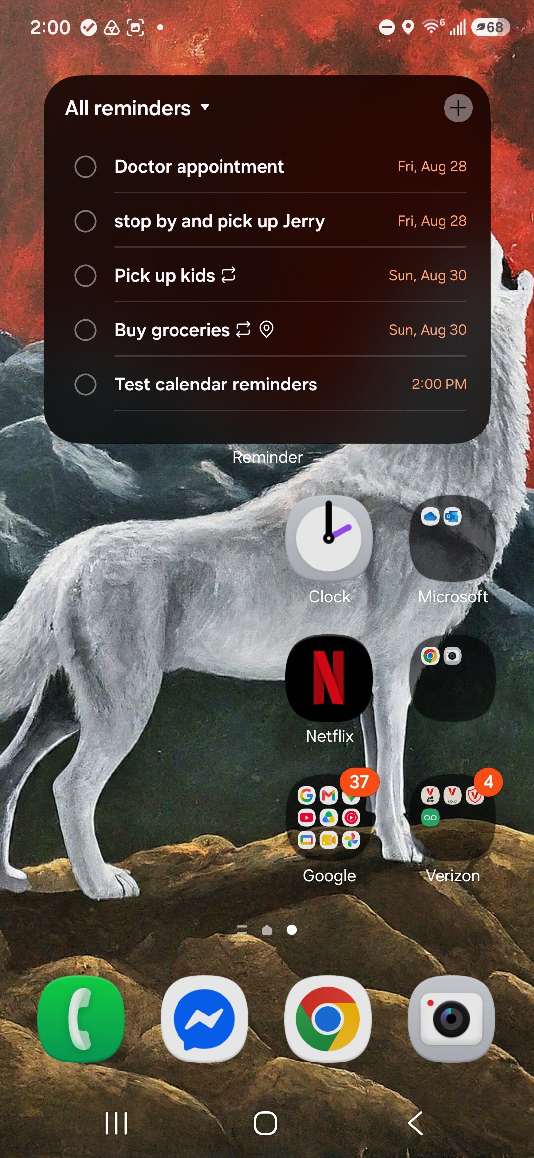 reminder widget 1