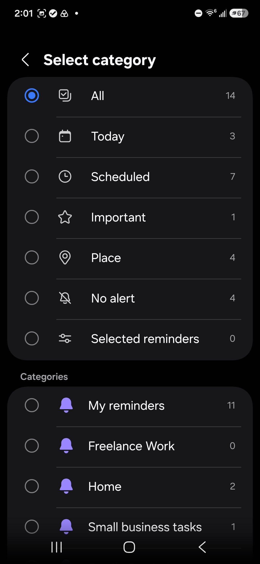 reminder widget 3