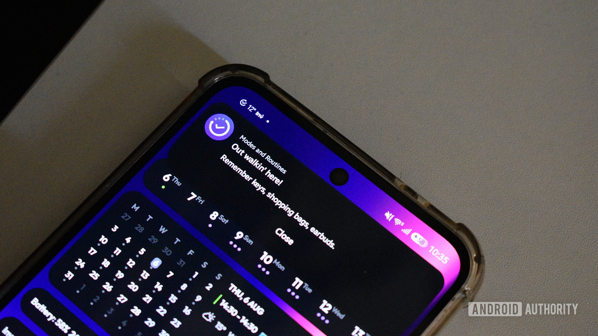 samsung routines walking message popup 1 samsung routines walking message popup 1