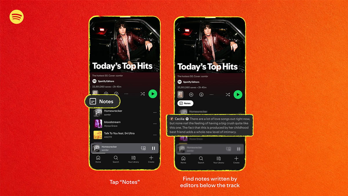 spotify playlist notes spotify editors image