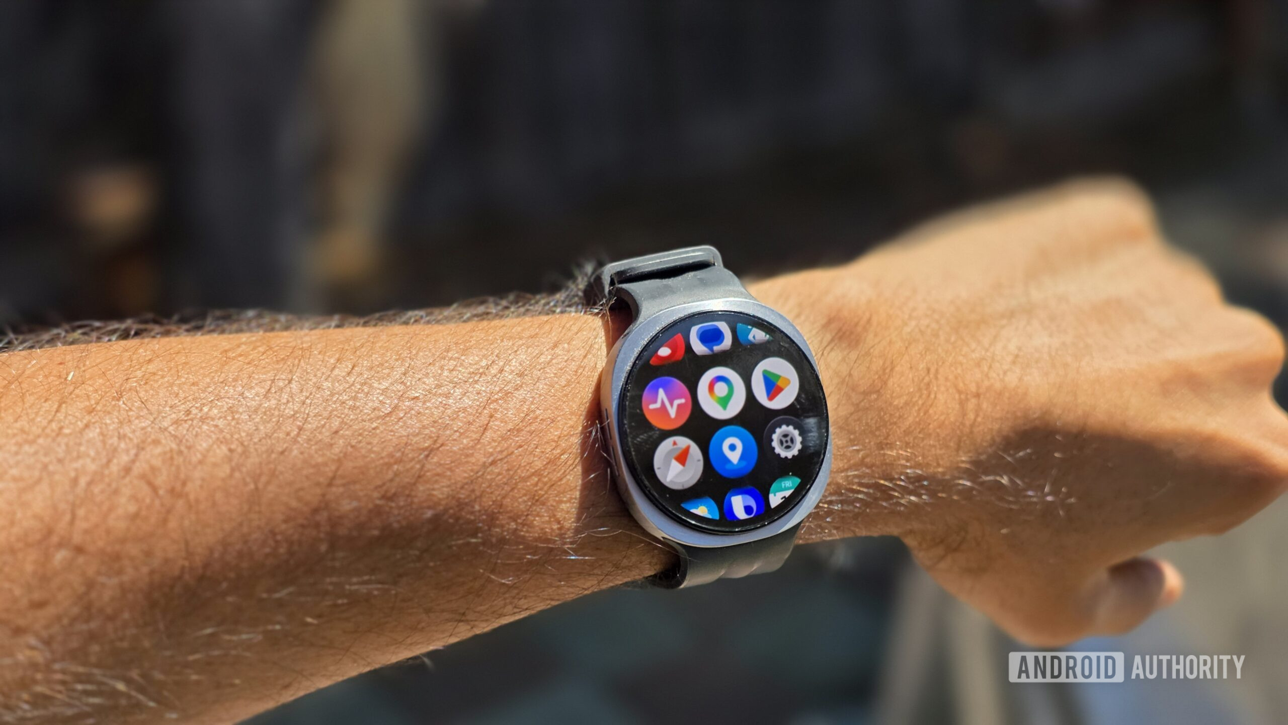 Samsung Galaxy Watch 9 review image showing the apps screen